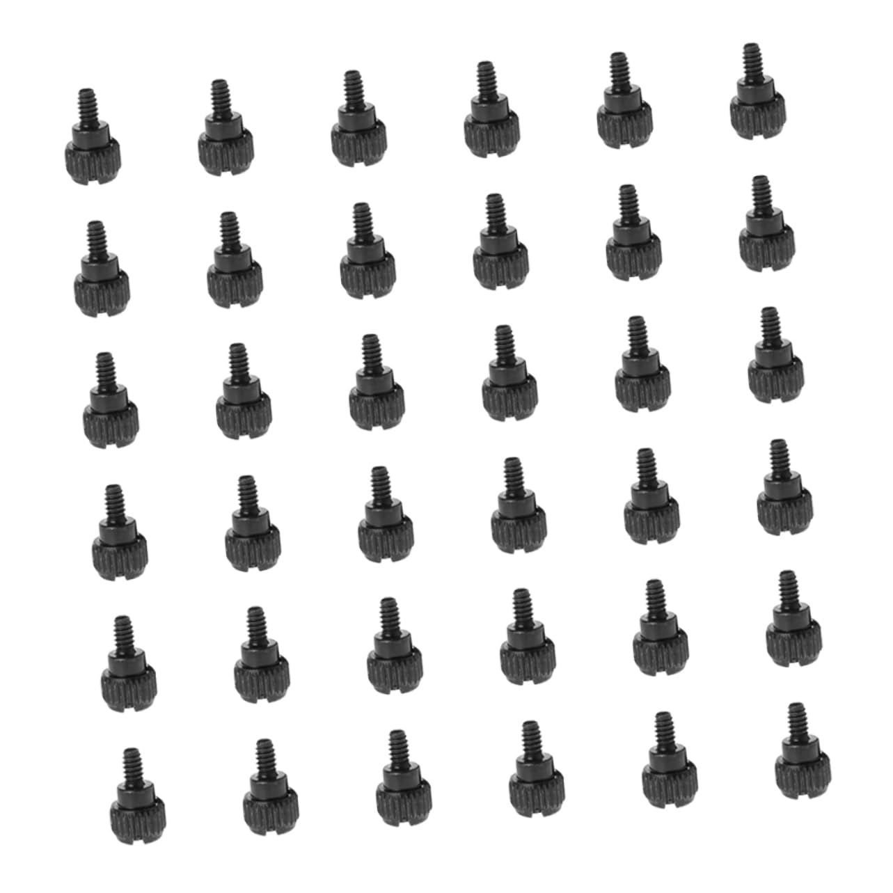 100pcs Computer Case Thumbscrews - Replacement Chassis Screws for PC Builds & Repairs | Durable Fixing Screws for Computer Parts & Accessories | Perfect for DIY PC Assembly, Upgrades, and Maintenance