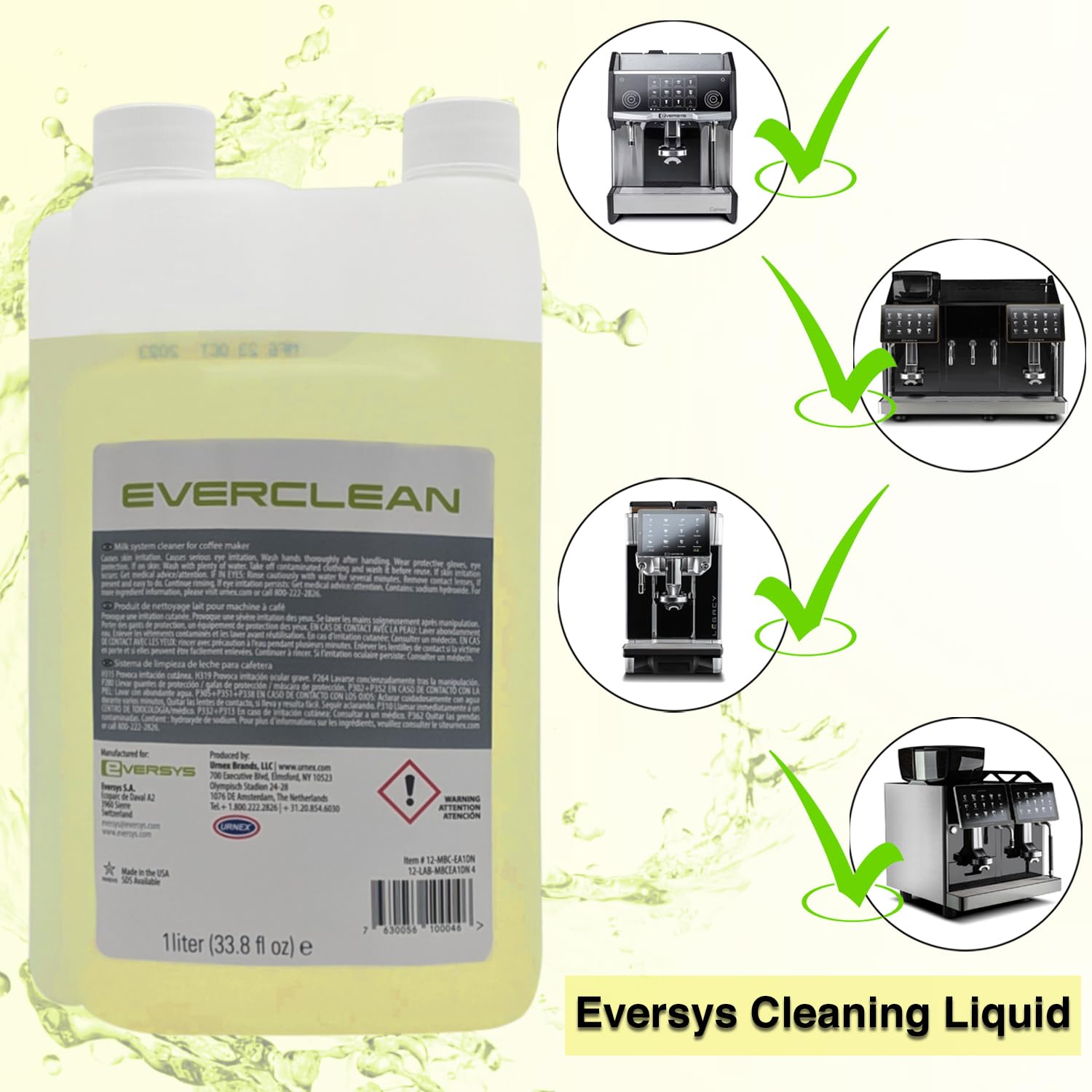 Everclean Milk System Cleaner - Effective Cleaning Solution for Breast Pumps & Bottles - Safe for Baby Feeding Equipment - Perfect for Daily Use & Deep Cleaning