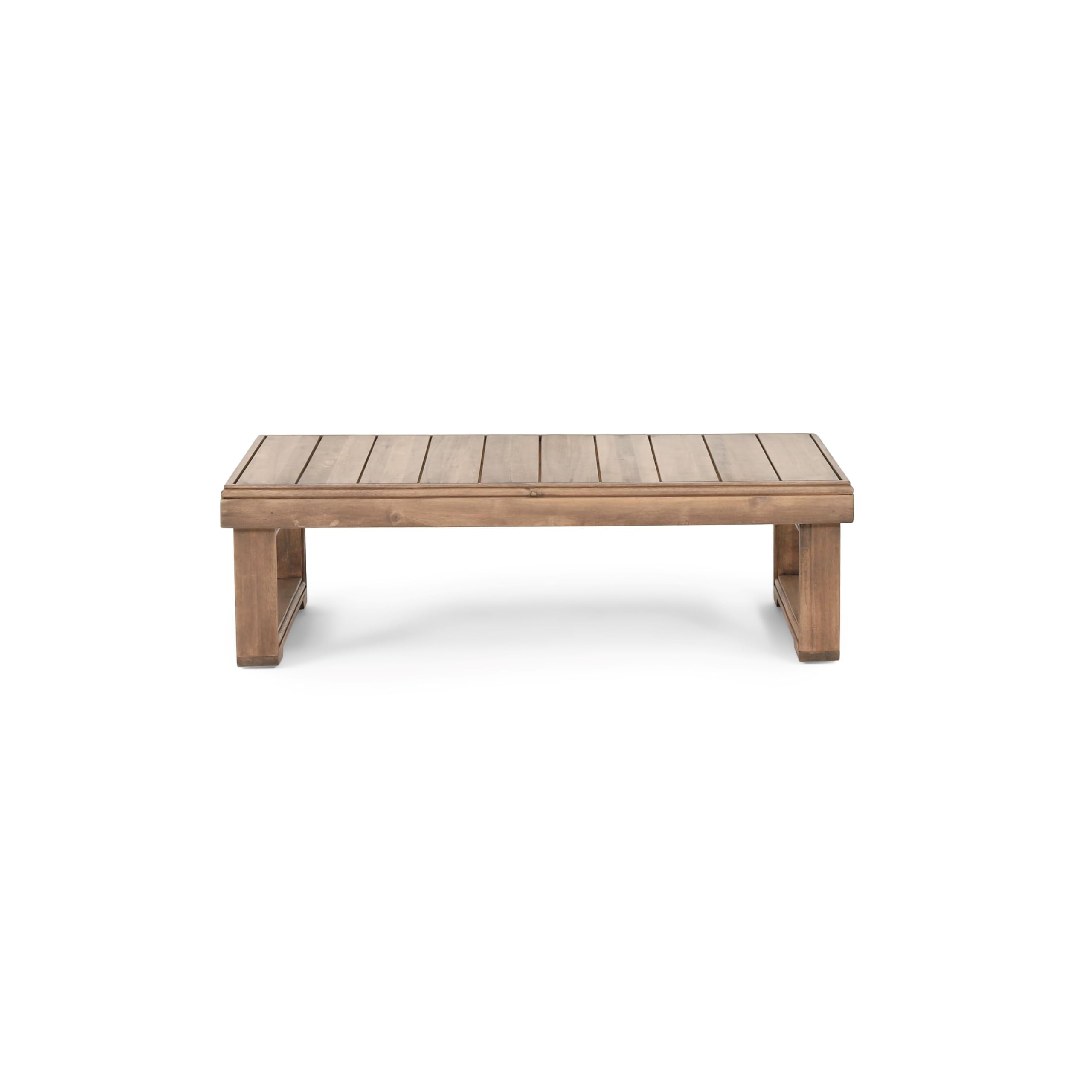 Christopher Knight Home 317096 Westchester Coffee Table - Brown Wash Finish, Modern Farmhouse Living Room Furniture for Small Spaces & Apartments