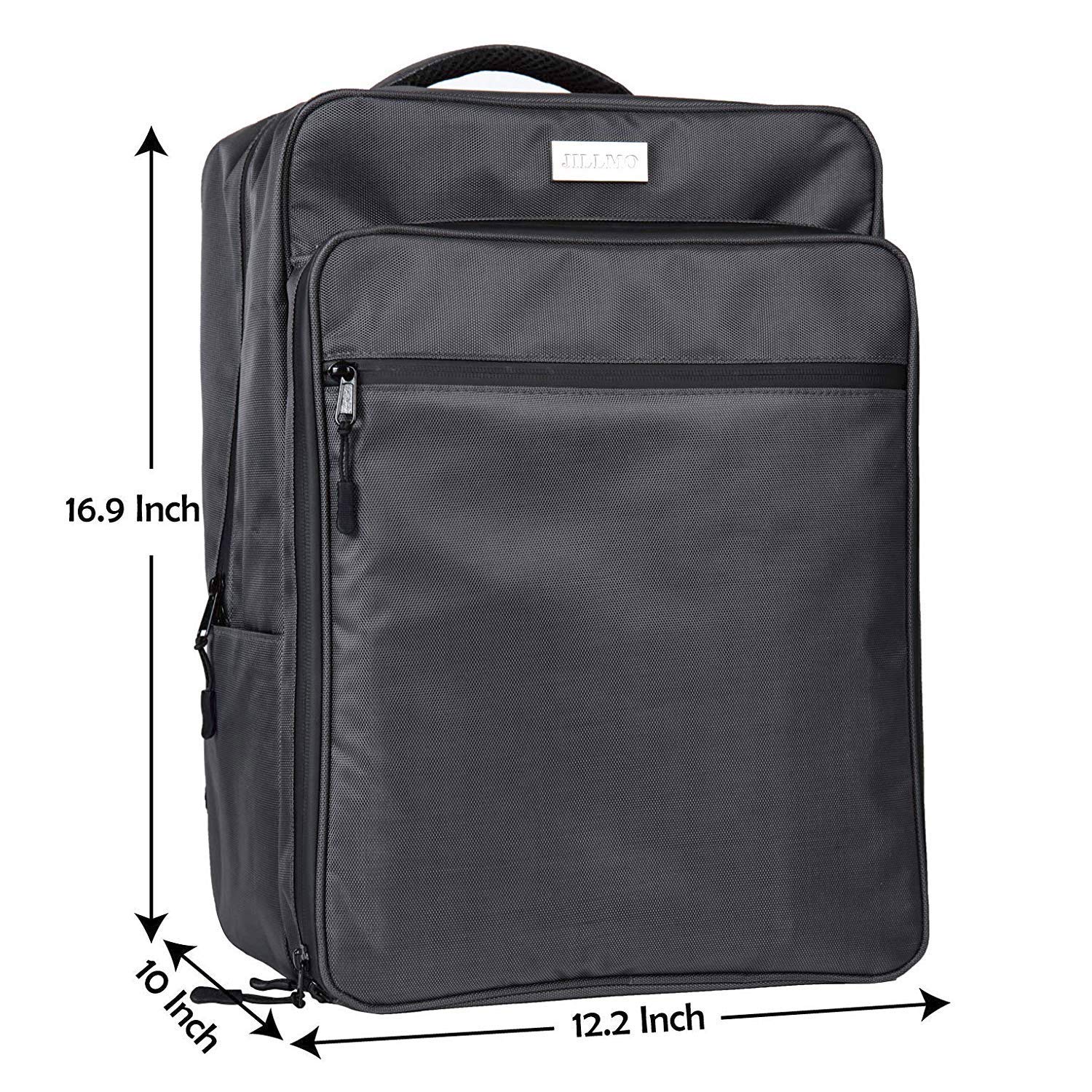 Jillmo 16-Inch Professional Bartender Bag - Durable Bar Kit Organizer for Bartending Tools (Bag Only) | Perfect for Cocktail Making, Mixology Classes & Home Bars