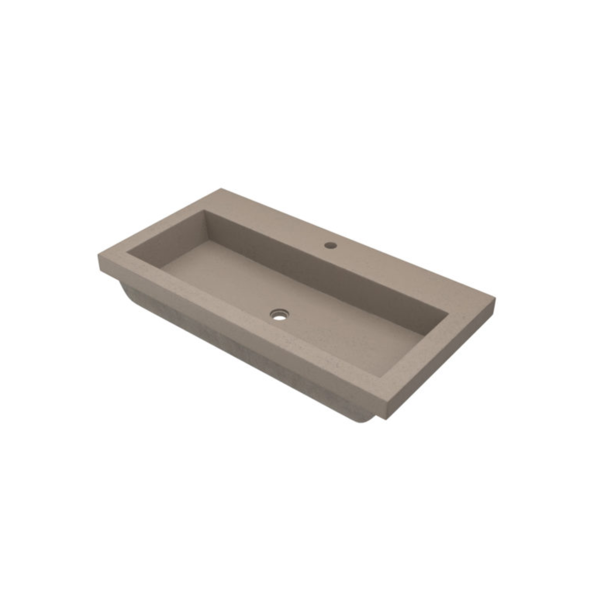 Native Trails Trough 3619 Bathroom Sink - Modern Ceramic Vessel Sink for Vanity, Powder Room & Bathroom Remodel - Perfect for Home, Hotel & Spa Decor
