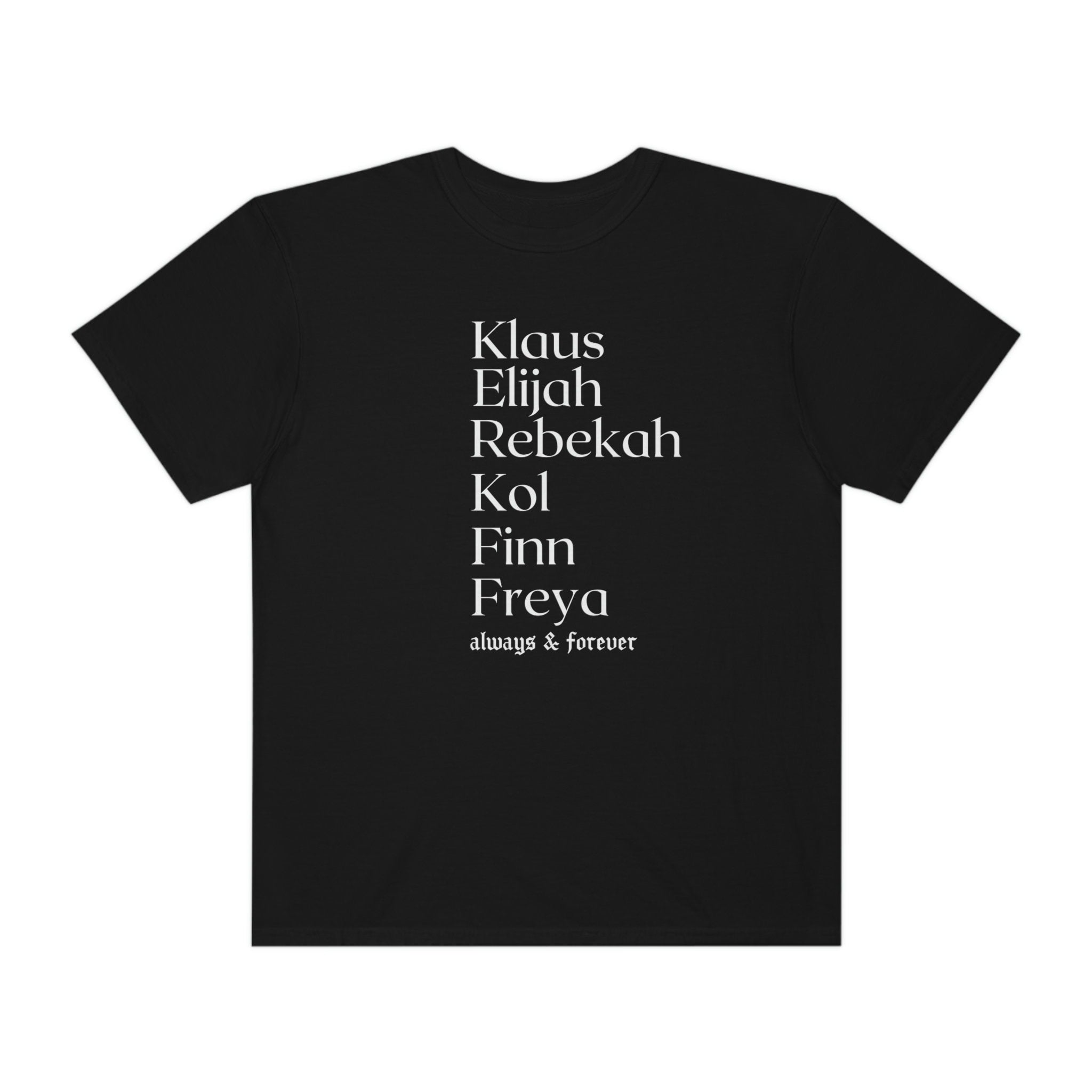 The Original Family TVD Shirt - Klaus Mikaelson & Elijah Mikaelson Merch - Vampire Diaries & The Originals Apparel for Fans - Perfect for Cosplay, Gifts, and TV Show Enthusiasts