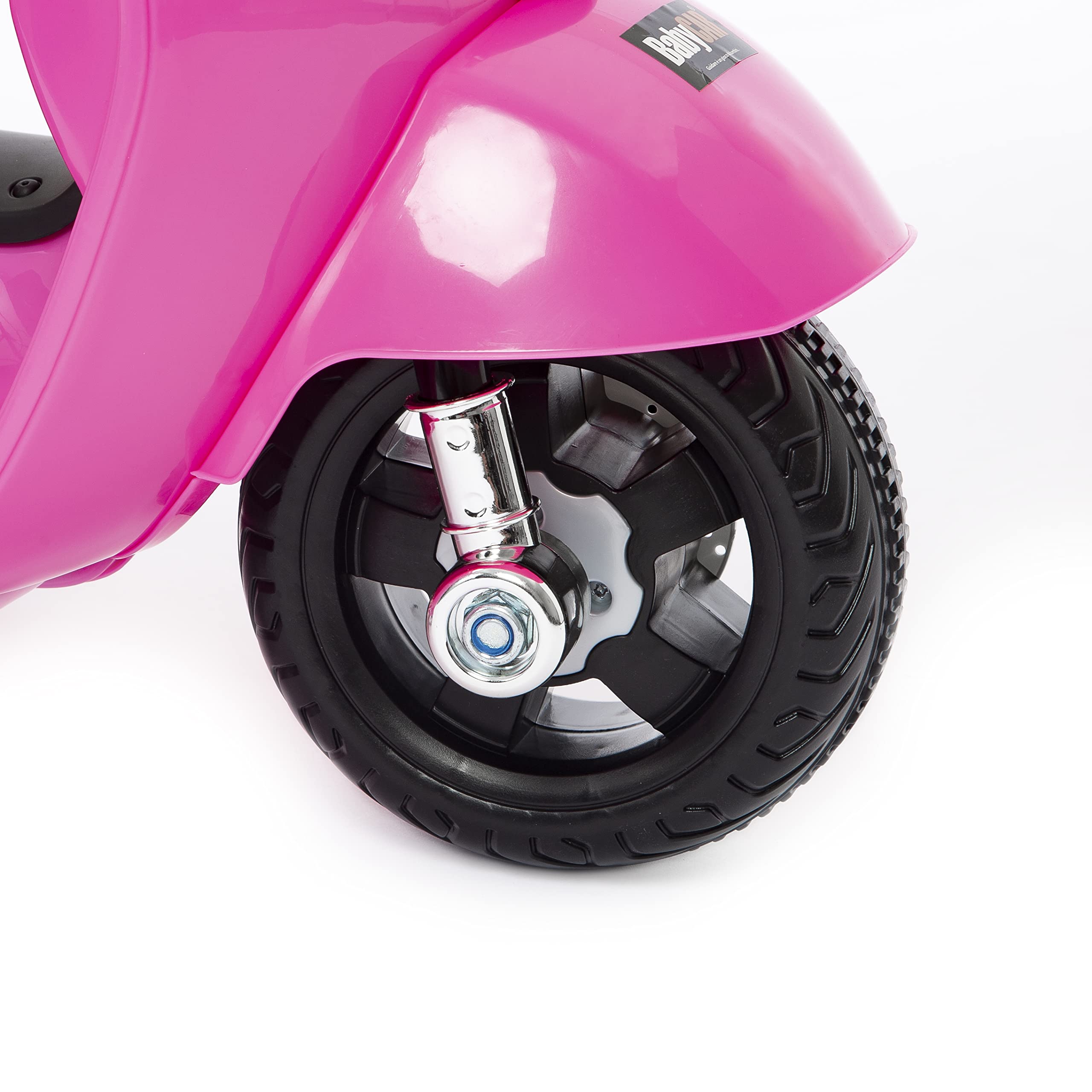 Official Licensed Piaggio Mini Vespa Kids Electric Scooter - 6V Pink Ride-On Toy with LED Lights & Fun Sounds | Perfect Gift for Toddlers Birthday & Outdoor Play