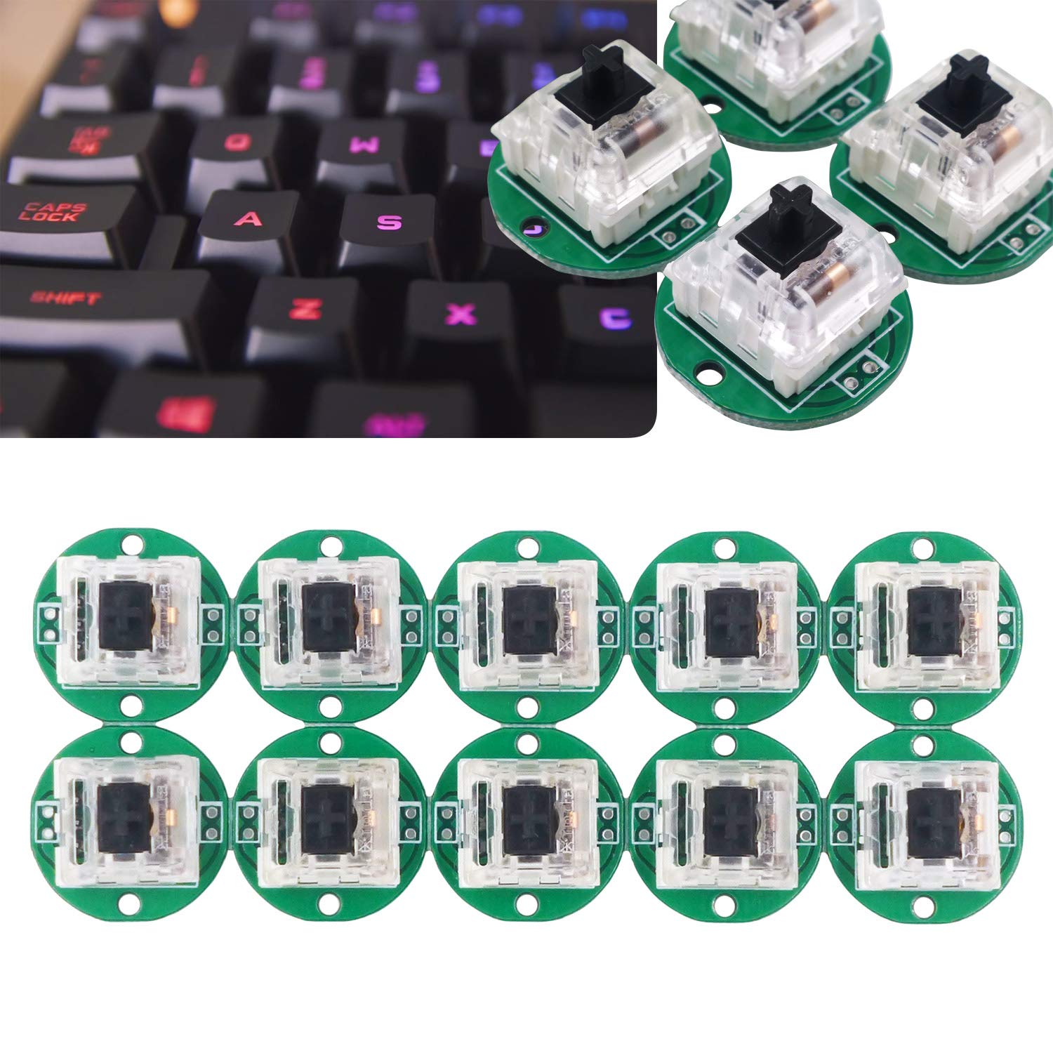 2 Player Arcade DIY Kit with Microswitch Buttons, 4/8-Way Joystick & Zero Delay USB Encoder - Compatible with PC, MAME, Raspberry Pi, Retropie - Perfect for Home Arcade Setup & Gaming Consoles