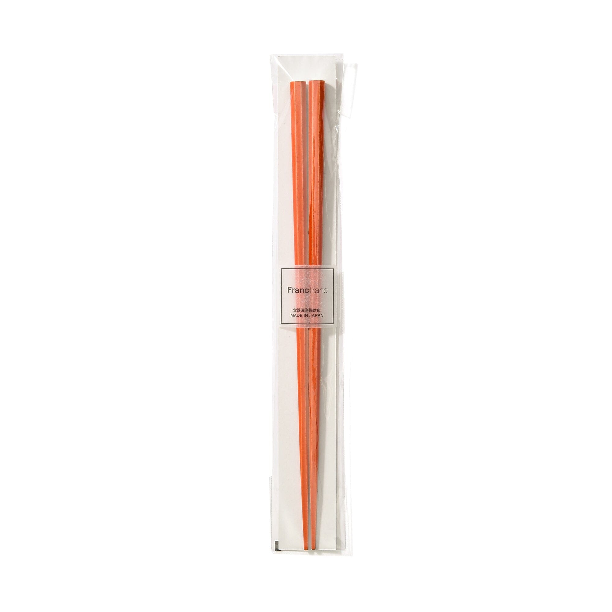 Premium Octagon Orange Wood Chopsticks - Elegant & Durable Asian Dining Utensils for Sushi, Ramen, and Home Cooking