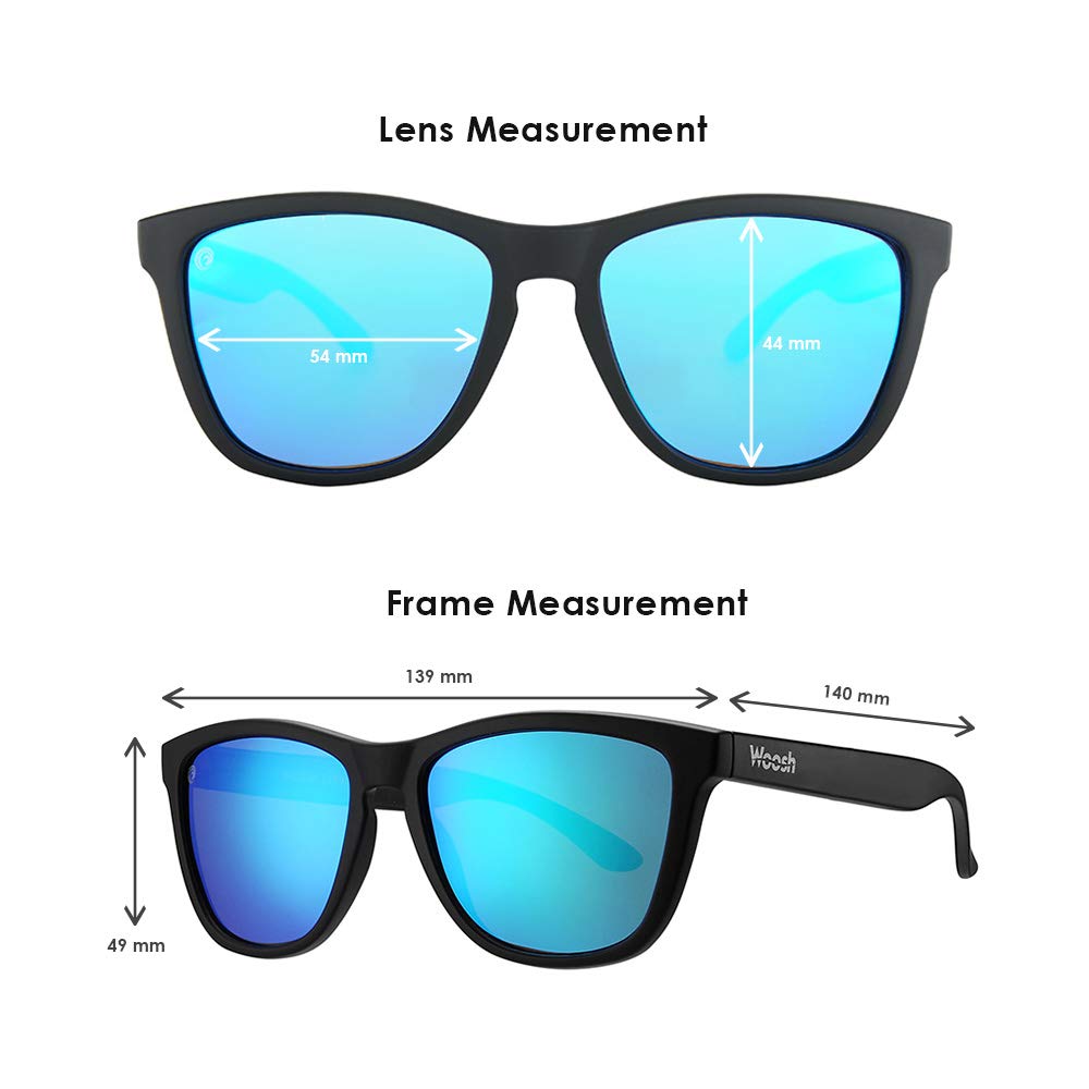 Polarized Lightweight Sunglasses for Men & Women - UV Protection Unisex Sunglasses for Fishing, Beach, Running, Sports & Outdoor Activities | Perfect for Driving, Hiking & Summer Vacations