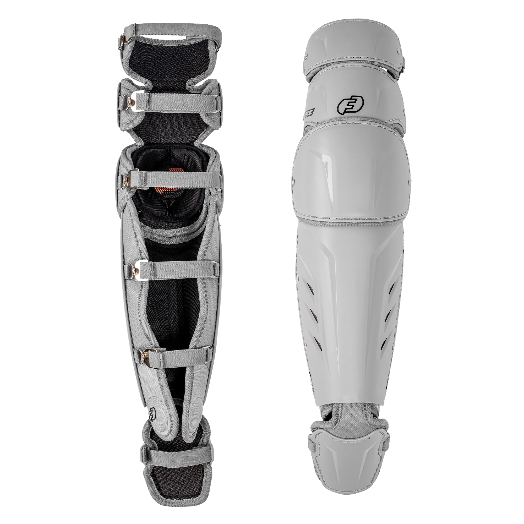 FORCE3 XS3® Pro Leg Guards - Intermediate Baseball & Softball Catcher's Gear for Youth & Adult Players - Perfect for Training, Games & Practice Sessions