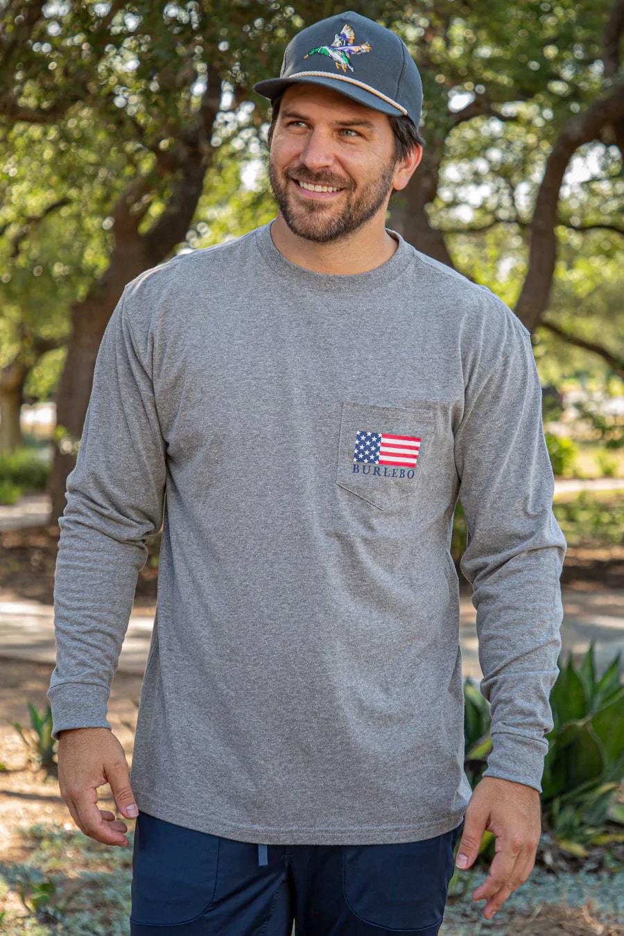 Premium Men's Grey Long Sleeve T-Shirt - Soft Cotton Comfort Fit Casual Shirt for Everyday Wear, Work & Outdoor Activities