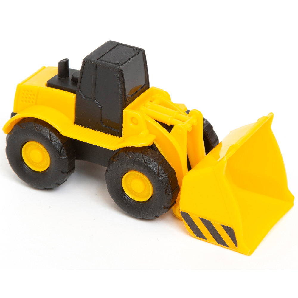 Boley Mini Construction Fleet 5-Piece Set - Yellow & Black Toy Vehicles for Kids | Realistic Construction Playset for Pretend Play & Learning