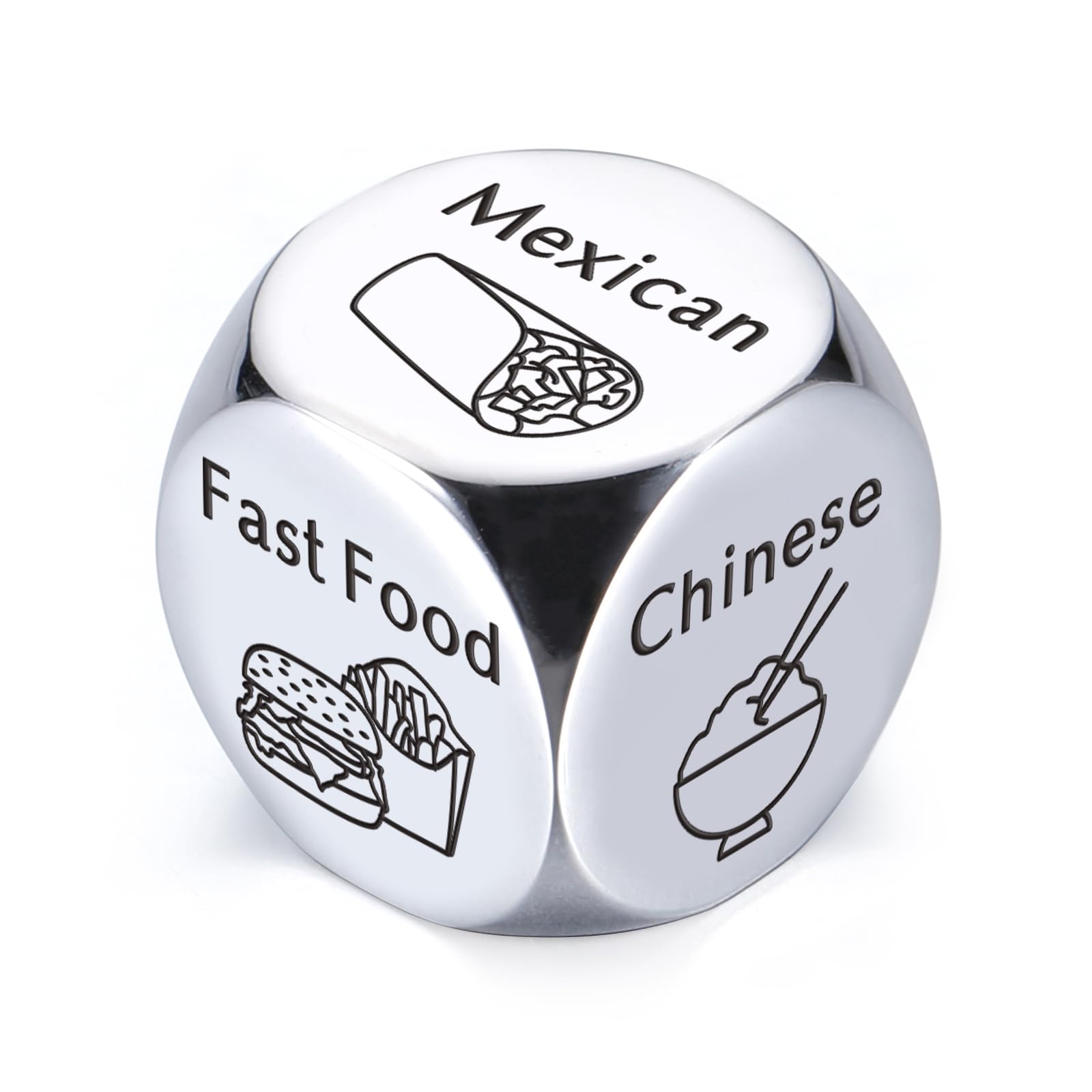 Valentine's Day Gifts for Him & Her - Romantic Anniversary Food Dice Game for Couples, Boyfriend & Girlfriend Presents - Perfect Wedding, Birthday Gift for Husband, Wife, Men & Women | Fun Date Night Activity & Couples Game Night