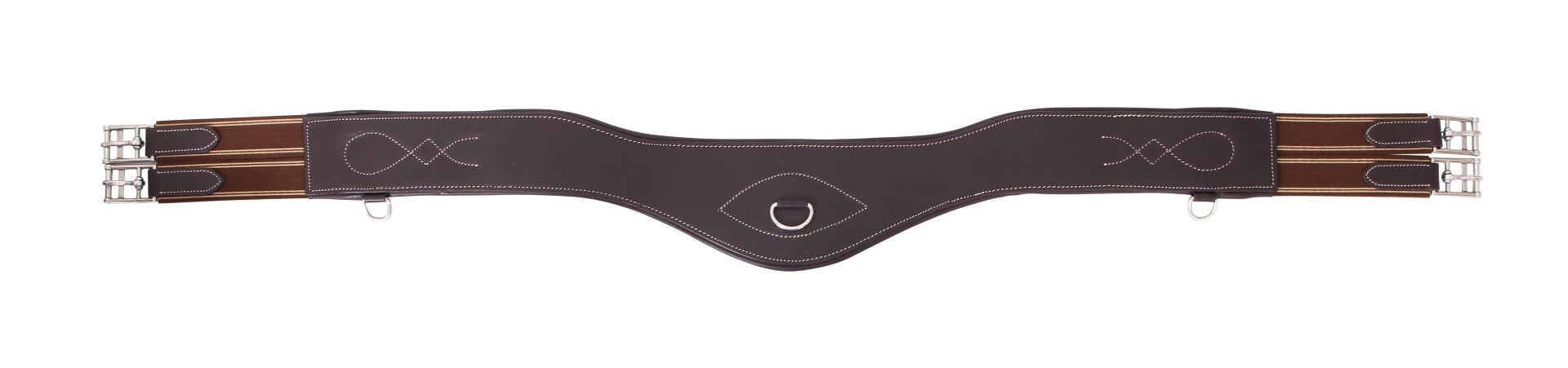 **Cavallino Anatomic Shaped Padded Horse Girth – Comfortable & Secure Fit for English & Western Riding**    *(Use for trail riding, dressage, jumping, and everyday equestrian activities)*