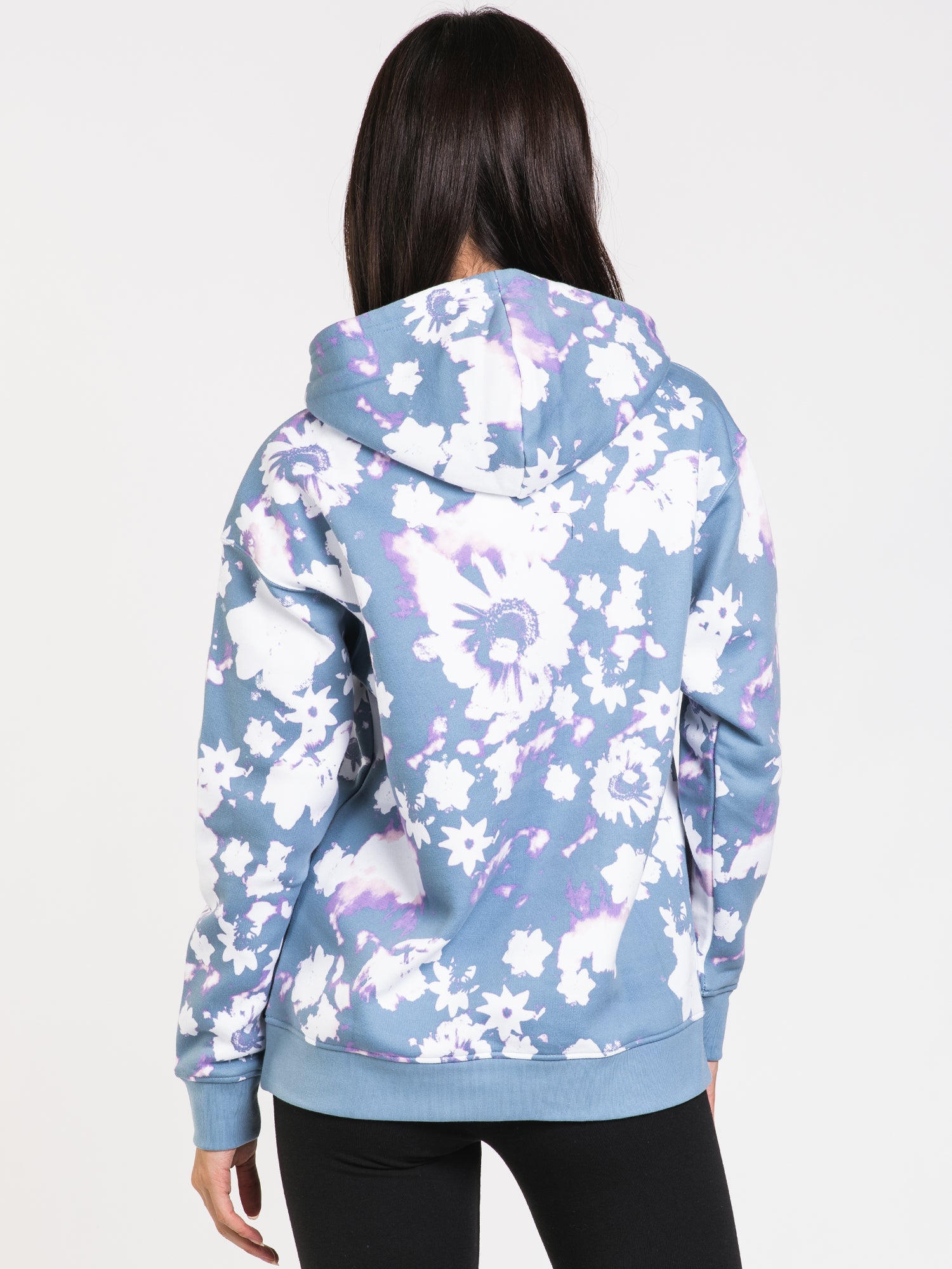 Adidas Floral Pullover Hoodie for Women & Men - Soft Fleece Sweatshirt with Front Pocket - Casual & Athletic Wear for Running, Gym, and Everyday Comfort