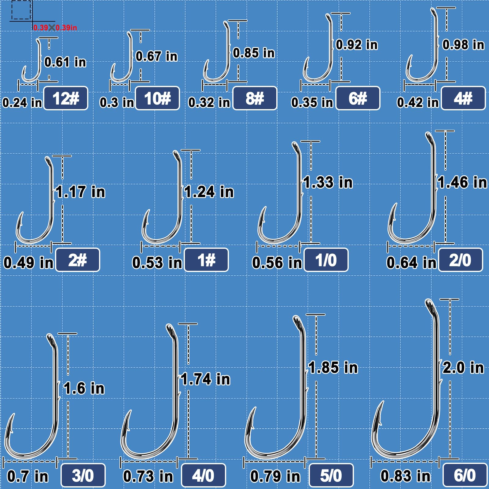 50Pcs Baitholder Fishing Hooks - Offset/Double Barbed/Long Shank/Down Eye for Soft & Live Baits - Saltwater & Freshwater Fishing Gear - Perfect for Bass, Trout, and Catfish Angling