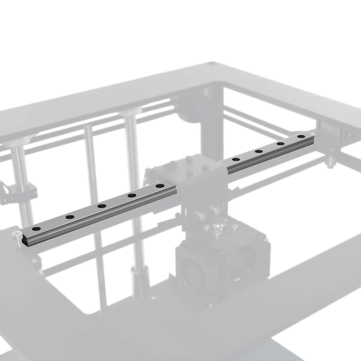 Twotrees MGN12H Double Linear Bearing Slide Rail Guide for 3D Printer, CNC Machine, XYZ DIY Engraving - 550mm (Type H) | Precision Motion Control for Smooth Printing & Engraving