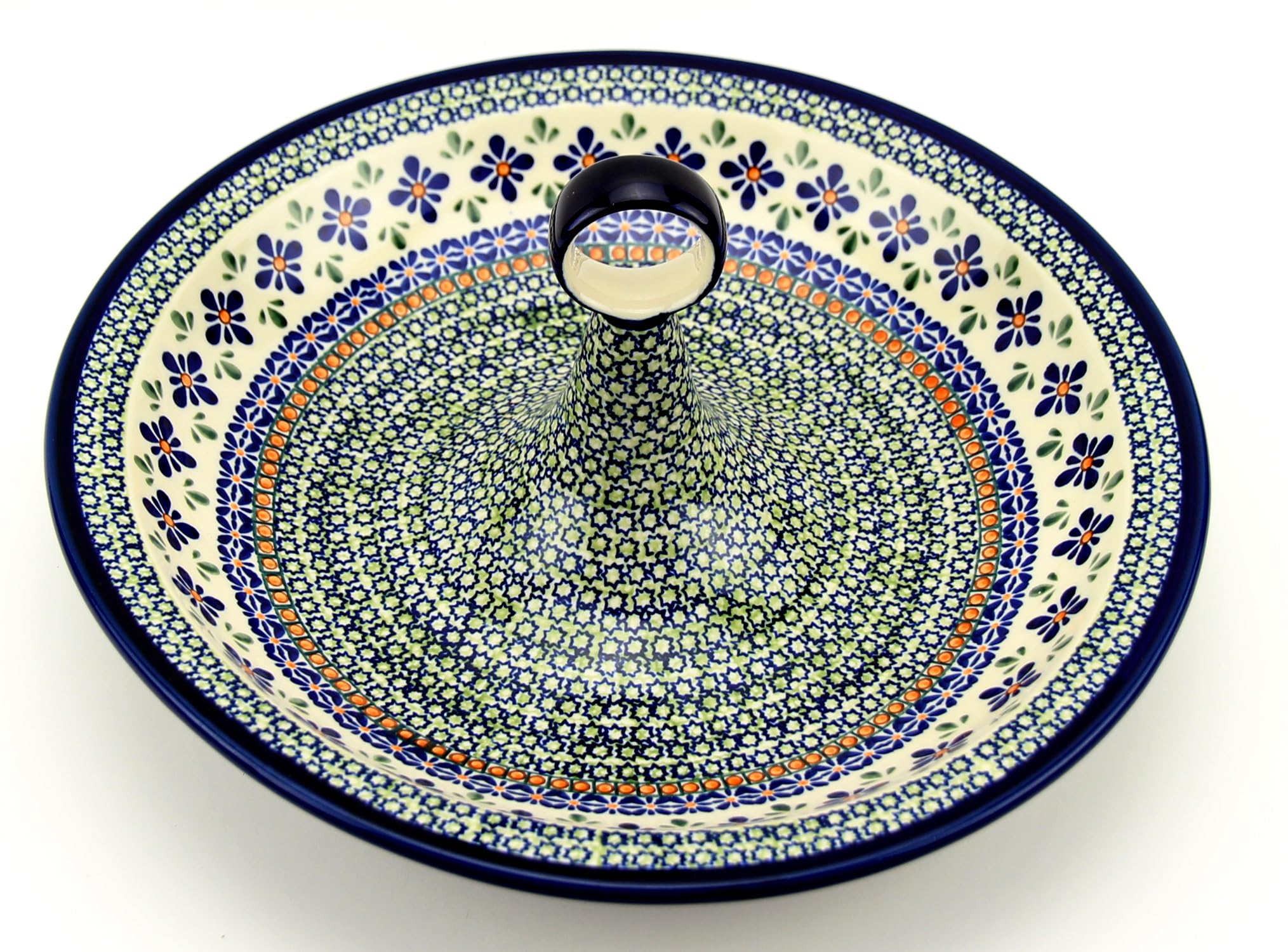 Handmade Polish Pottery Extra Large Fruit Bowl - Vegetable Serving Dish, Party Centerpiece, Housewarming Gift for Kitchen & Dining Decor | Perfect for Entertaining, Holiday Gatherings & Farmhouse Style Decorations