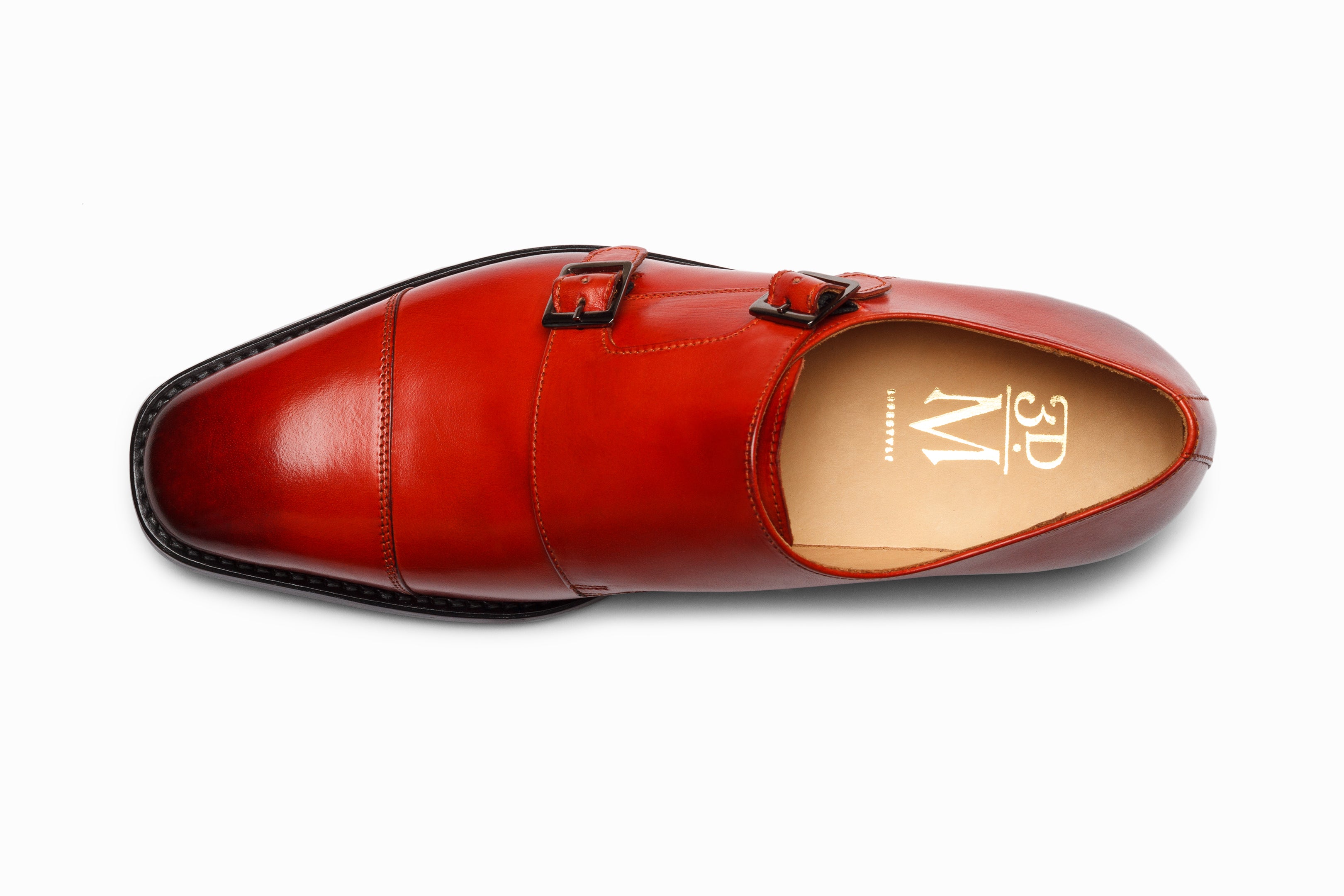 Premium Double Monkstrap Dress Shoes for Men - Genuine Leather Business Formal & Casual Wear - Perfect for Office, Weddings & Special Occasions