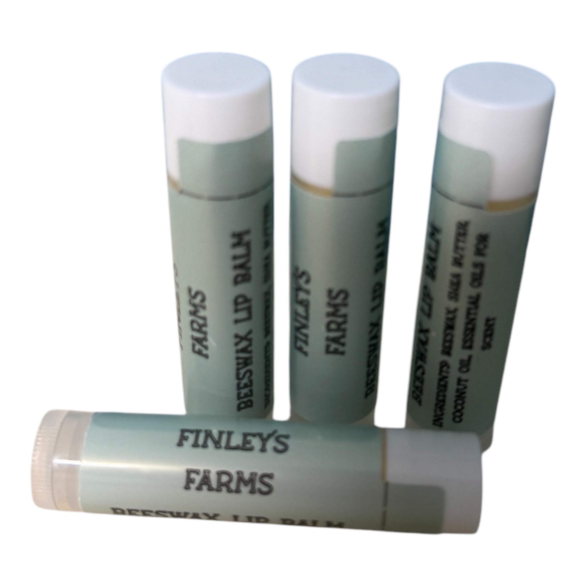 Organic Beeswax Lip Balm for Dry Lips - 4 Pack All Natural Moisturizing Lip Care with Shea Butter & Vitamin E - Perfect for Winter, Hiking & Daily Hydration