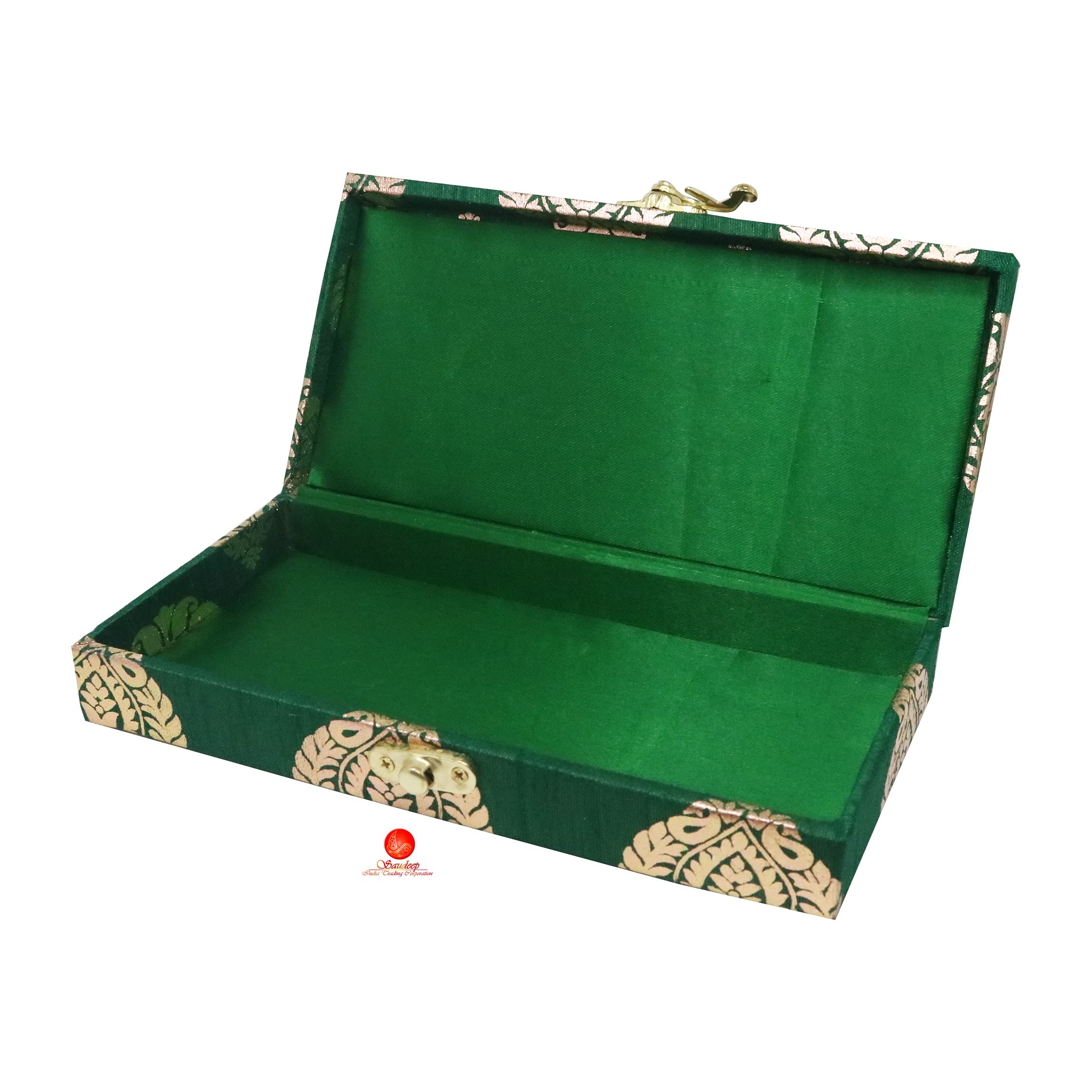 Wooden Decorative Cash Box - Jewelry & Gift Box for Weddings & Events