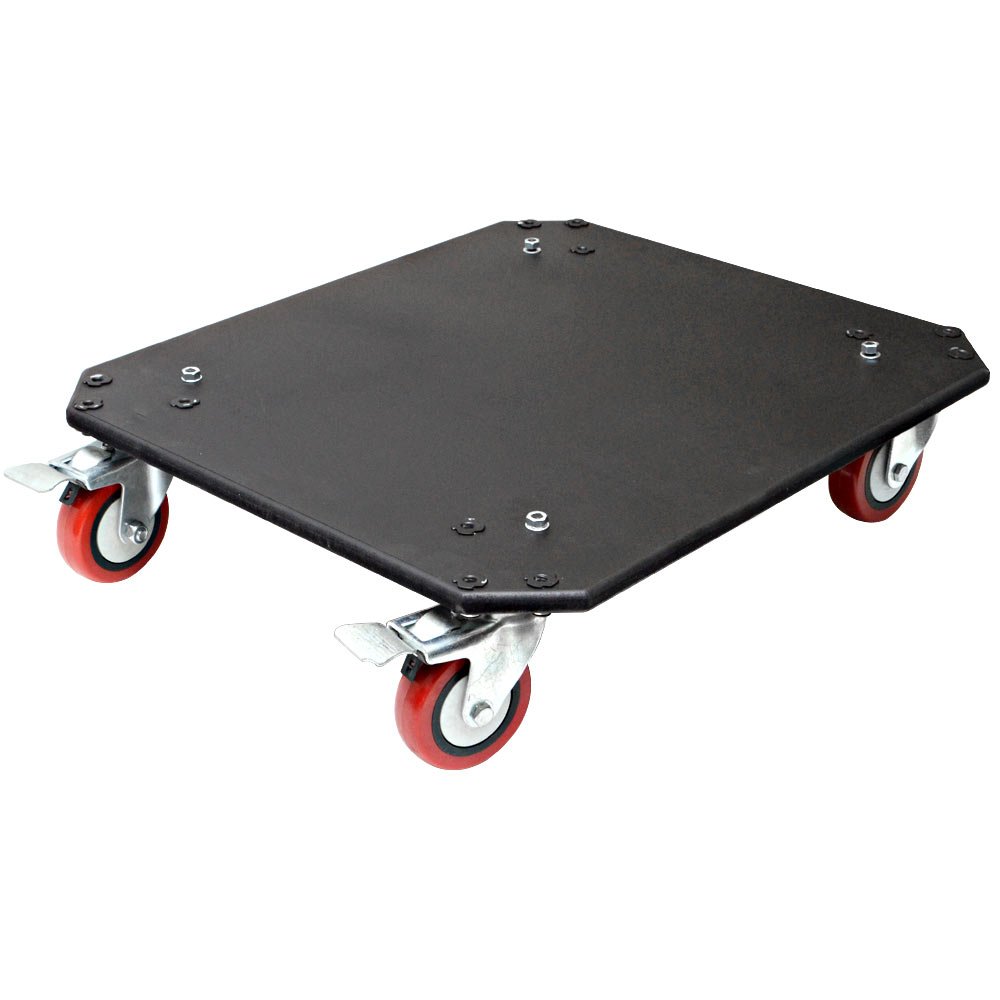 Seismic Audio SA-Cboardww Replacement Caster Wheel Kit for PA DJ Pro Audio Road Cases & Flight Cases - Perfect for Mobile DJ Equipment & Live Sound System Transport