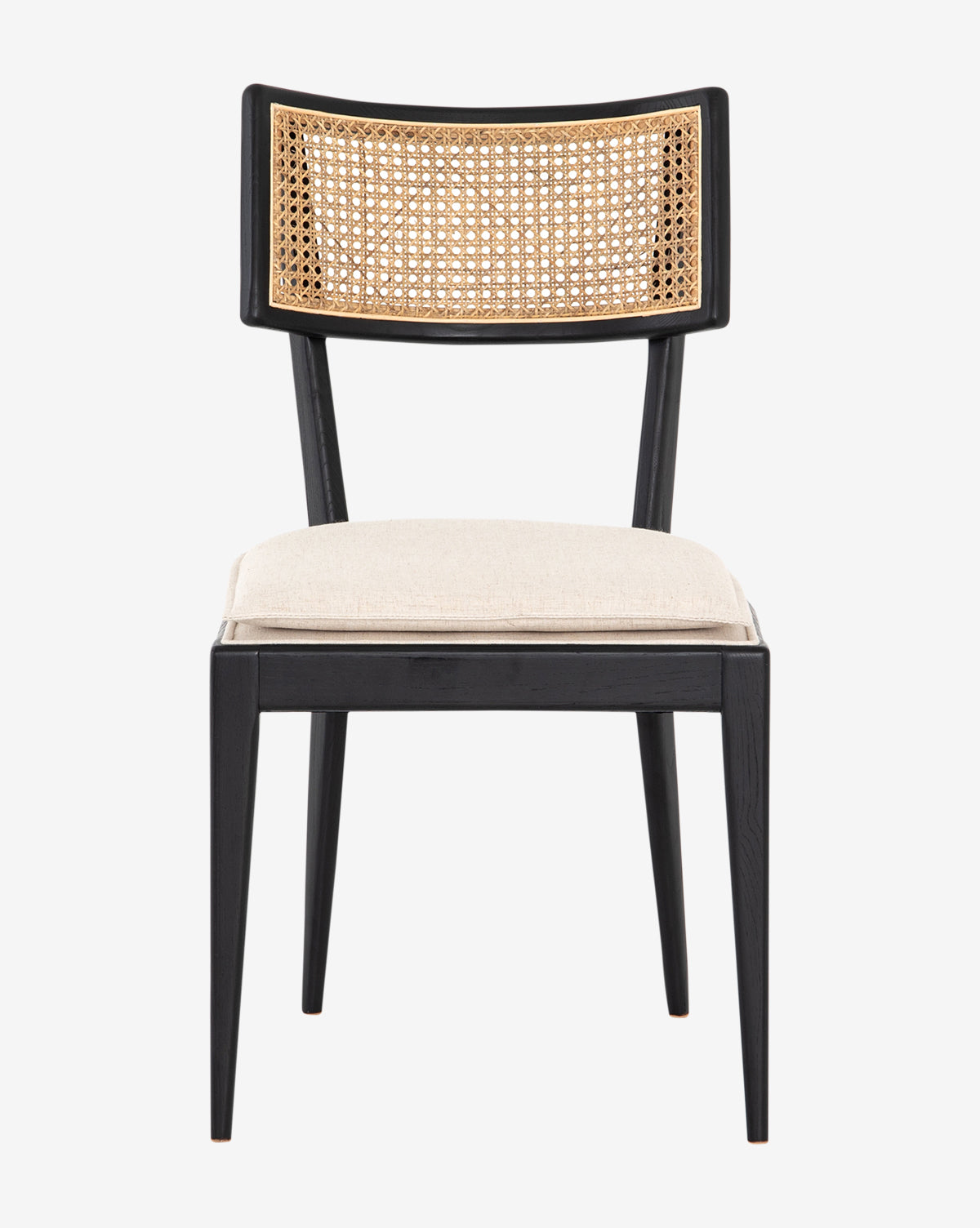 Odelle Modern Dining Chair - Sturdy Wooden Kitchen Chair with Upholstered Seat - Perfect for Dining Room, Kitchen, and Home Office Use