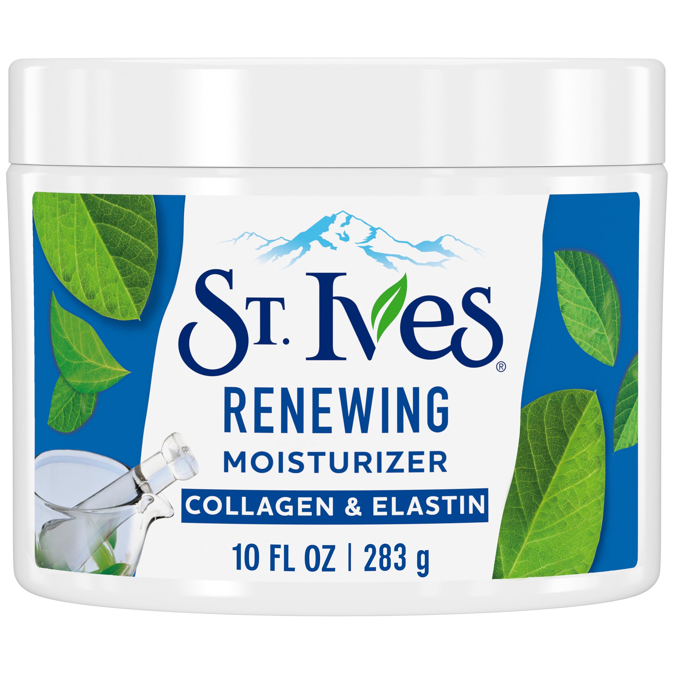 St. Ives Collagen & Elastin Renewing Face Moisturizer Cream for Women - Paraben Free, Dermatologist Tested, Cruelty Free Daily Moisturizer for Dry Skin - 10 oz | Hydrating Facial Care for Day & Night Use