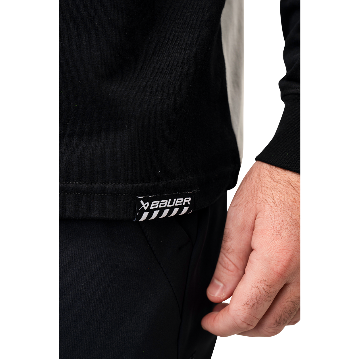 Bauer Gamechanger Long Sleeve Tee for Senior Hockey Players - Comfortable Performance Shirt for Training & Games