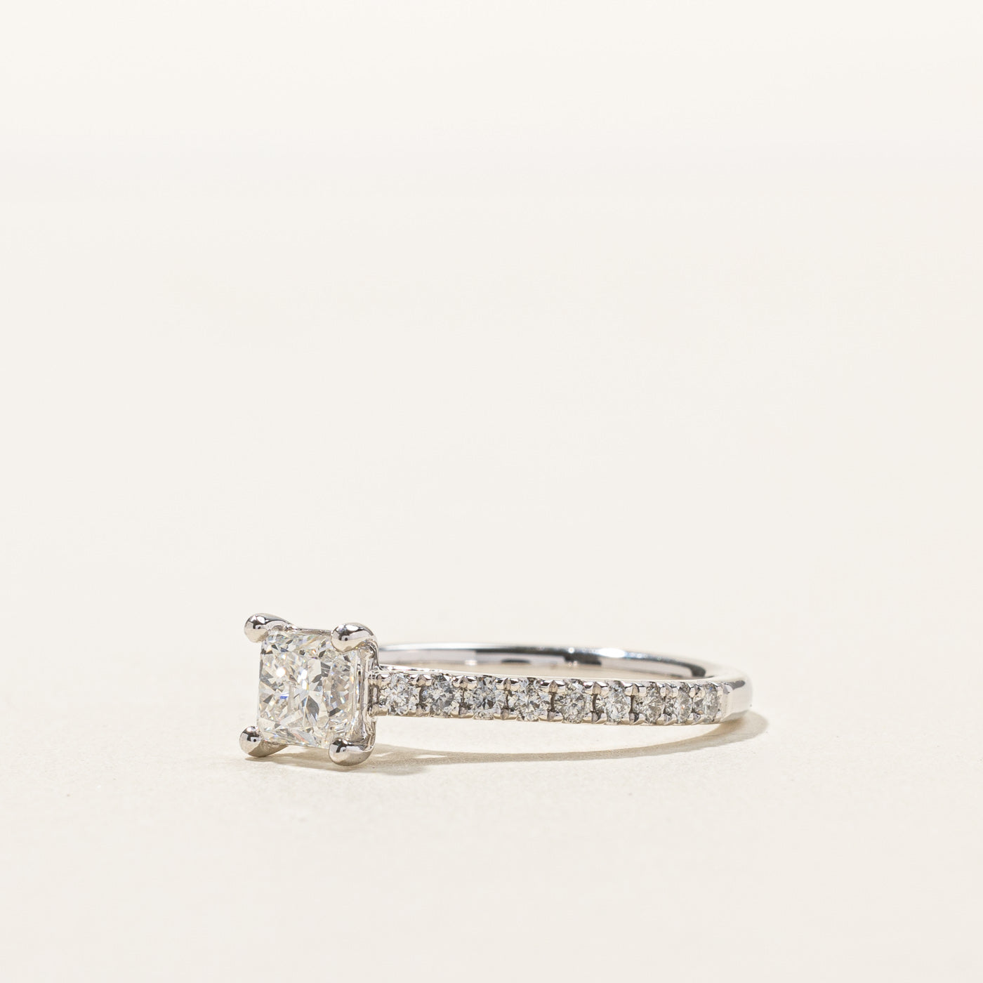 1.25ctw Princess Cut Diamond Engagement Ring for Women - Size 7.5 | Perfect Proposal Gift, Wedding Band, Anniversary Jewelry | Elegant Solitaire Ring for Brides & Fiancées