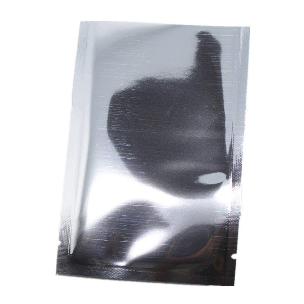 500 Pack 3.9x5.9 Inch Silver Foil Pouch Bags - Heat Sealable Food Storage Bags for Vacuum Sealing, Bulk Snacks, Coffee, Tea & Spices | Perfect for Meal Prep, Sous Vide & Long-Term Food Preservation
