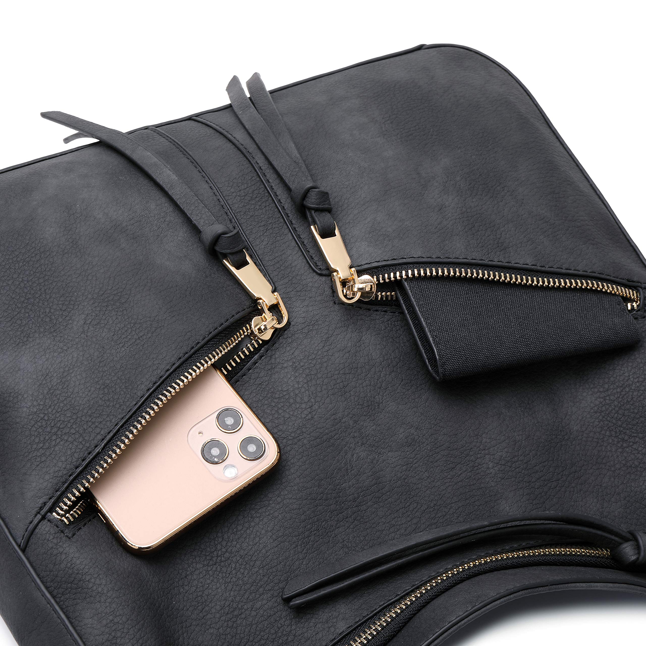 Stylish Hobo Bags for Women - Faux Leather Boho Shoulder Bag & Crossbody Purse - Fashionable Handbags for Everyday Use, Work, and Travel