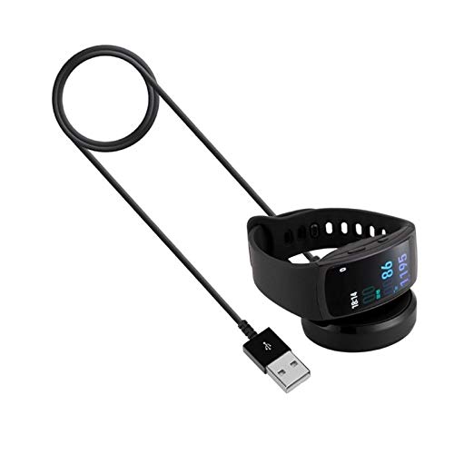 Samsung Gear Fit2 Pro/SM-R360/SM-R365 Smart Watch Charger Cable - USB Charging Dock Station Holder for Fitness Tracking & Daily Use
