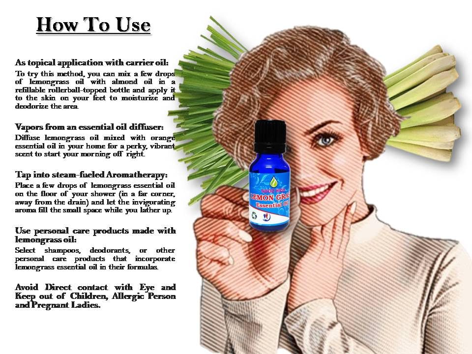 Premium 100% Pure Organic Lemongrass Essential Oil - Undiluted, Natural Aromatherapy Oil for Relaxation, Stress Relief & Skin Care - 15ml - Perfect for Diffusers, Massage & DIY Beauty Products