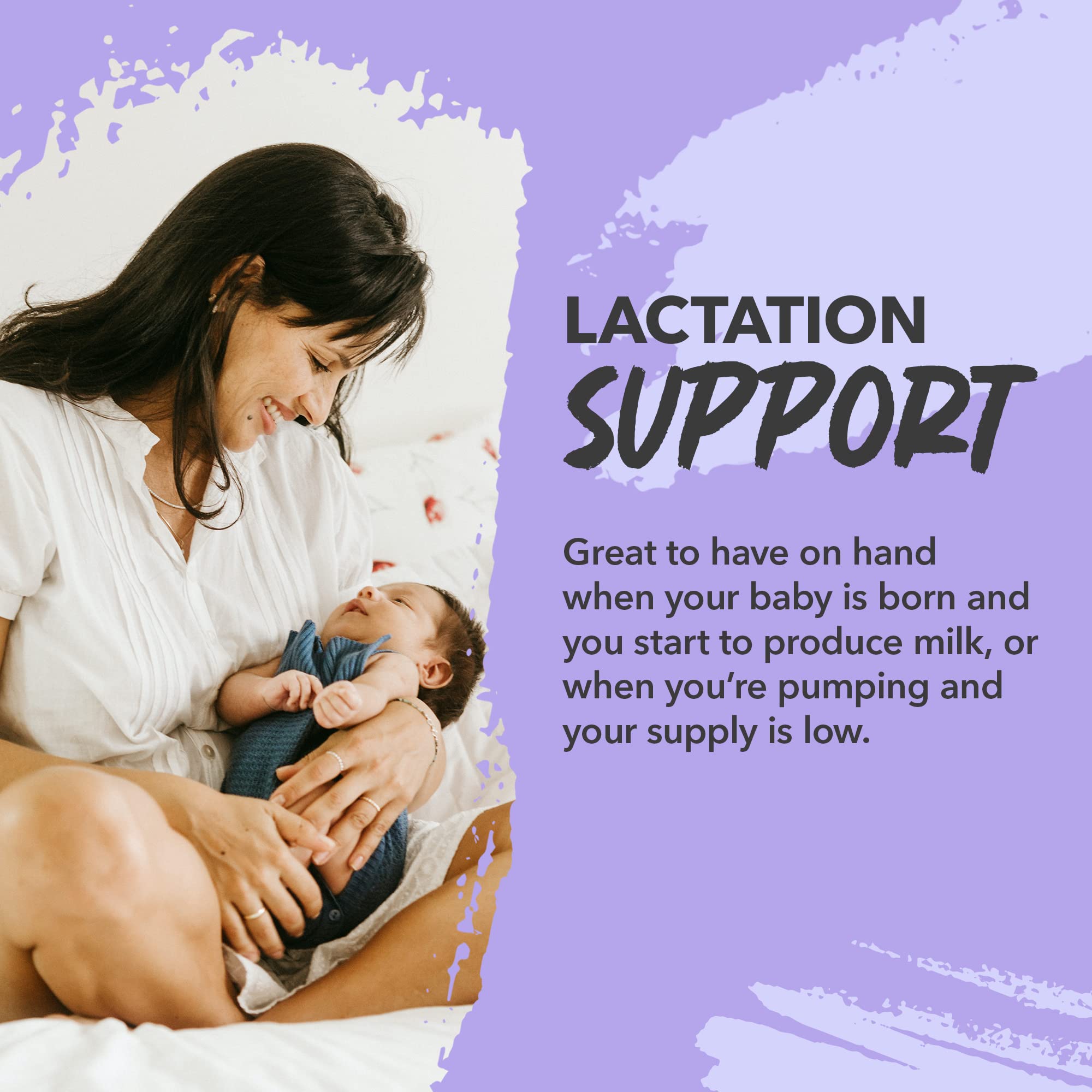 Organic Lactation Support Tea with Fenugreek, Fennel & Milk Thistle - Natural Breastfeeding Supplement to Increase Milk Supply - Herbal Nursing Tea for Nursing Mothers - Pack of 3 - Perfect for Postpartum Care & Breastfeeding Support