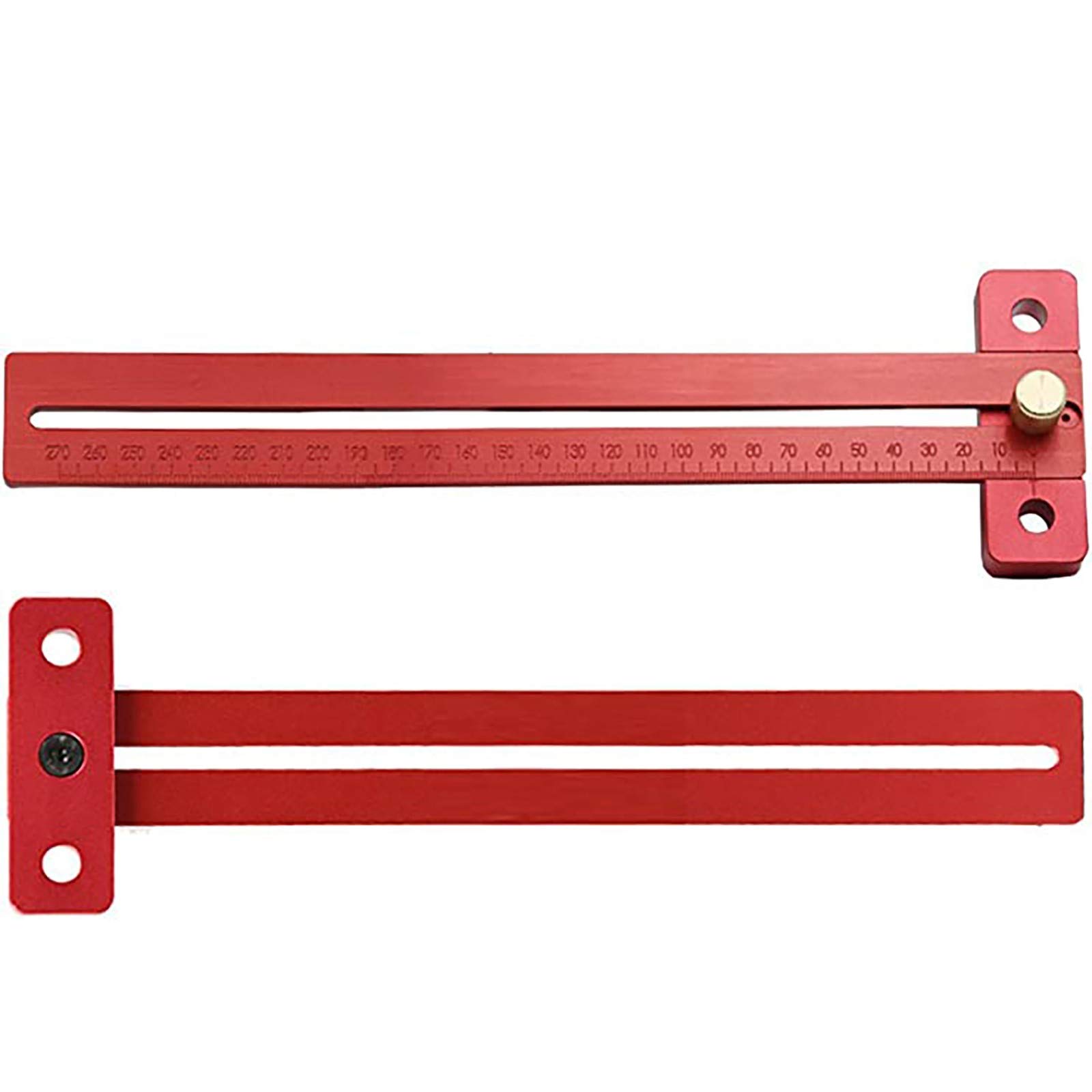 Aluminum Plotter Measuring Tool - Precision Woodworking Ruler with Straight Edge for Baseboard Molding, DIY Projects & Home Improvement (Perfect for Carpenters, Contractors & Craft Enthusiasts)