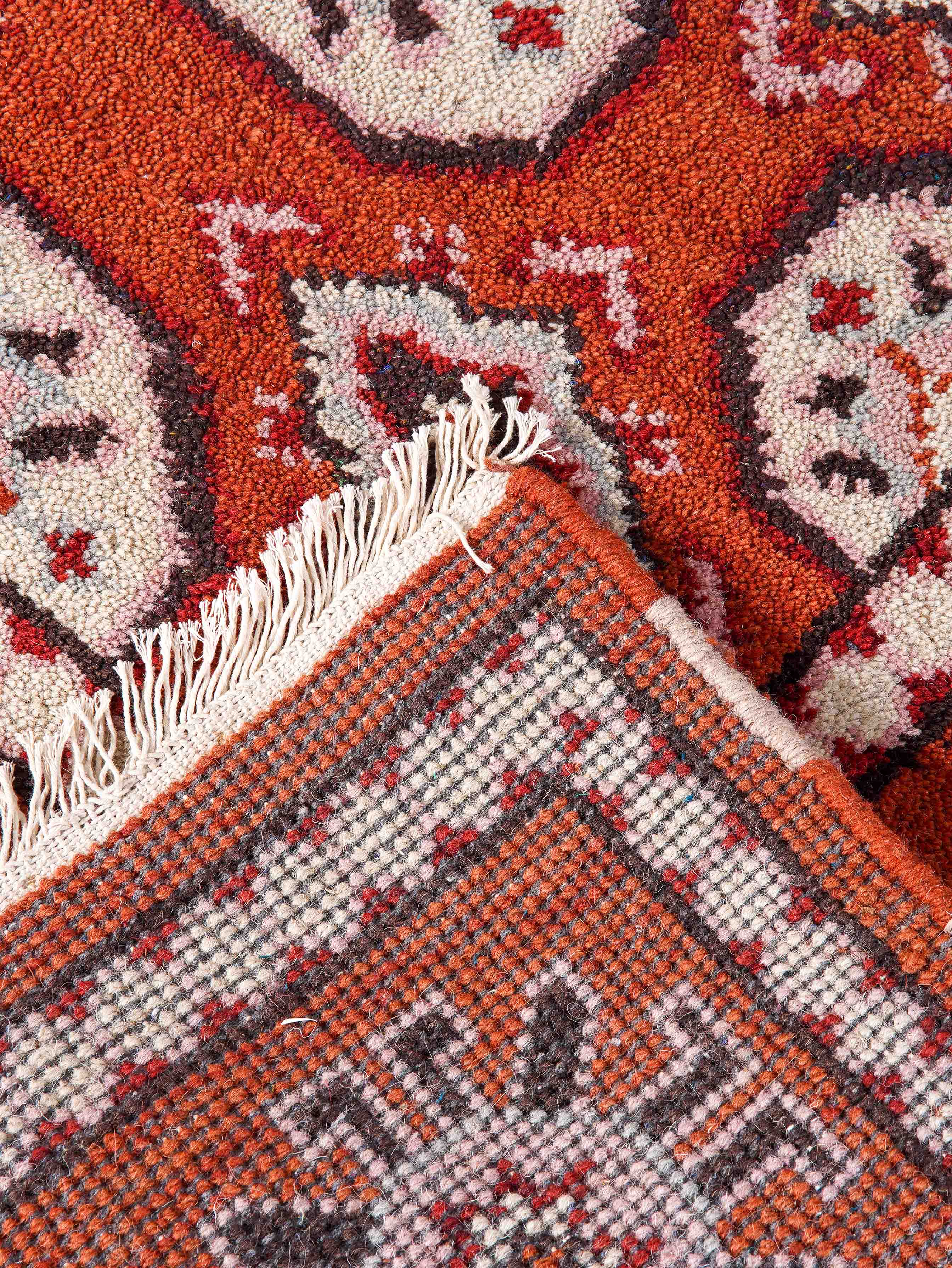 Handmade Bakhtiari Afghan Rug - Premium Hand Knotted Wool Carpet for Living Room, Bedroom & Home Decor