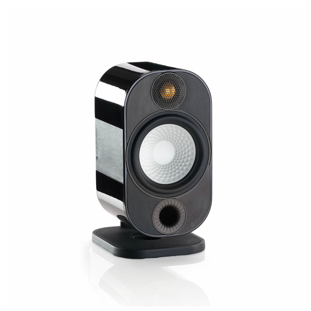 Monitor Audio Apex A10 Compact Bookshelf Speakers - High-End Home Theater & Stereo Sound System for Living Room, Gaming & Music Listening