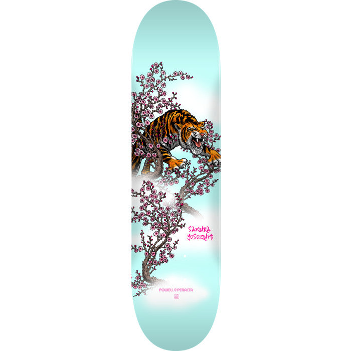 Powell Peralta Yosozumi Tiger Lilly Complete Skateboard - High Performance Deck for Street & Park Skating | Perfect for Beginners & Pro Riders