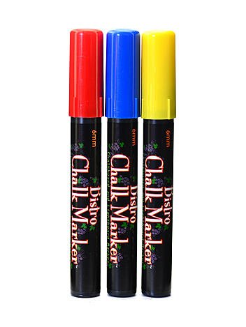 Marvy Uchida Bistro Chalk Markers - 6 Pack Yellow Broad Tip Markers for Chalkboards, Windows & Signs | Ideal for Restaurants, Cafes, Teachers & DIY Craft Projects