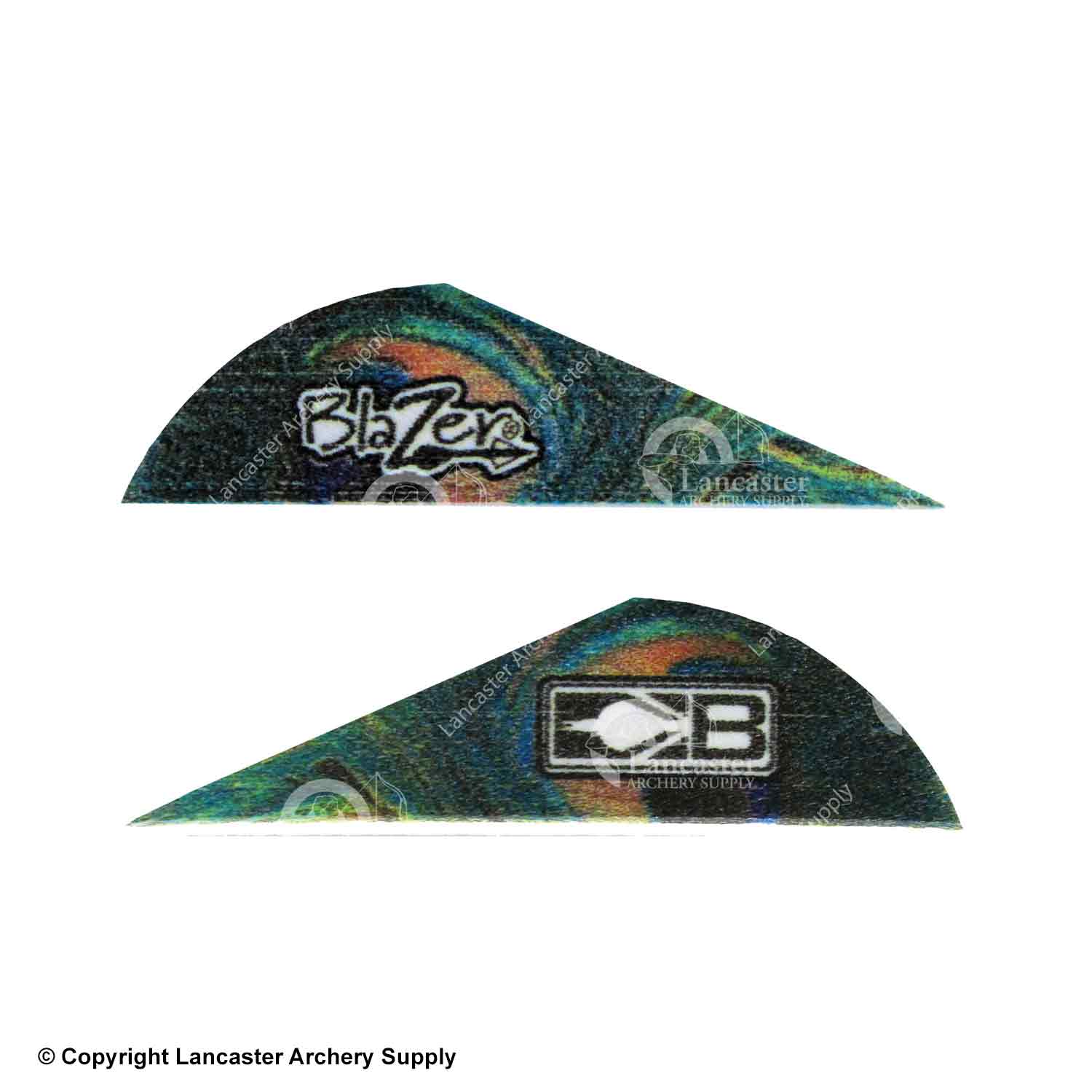 Bohning True Color Blazer Vanes - High Visibility Archery Fletching for Outdoor Hunting & Target Practice