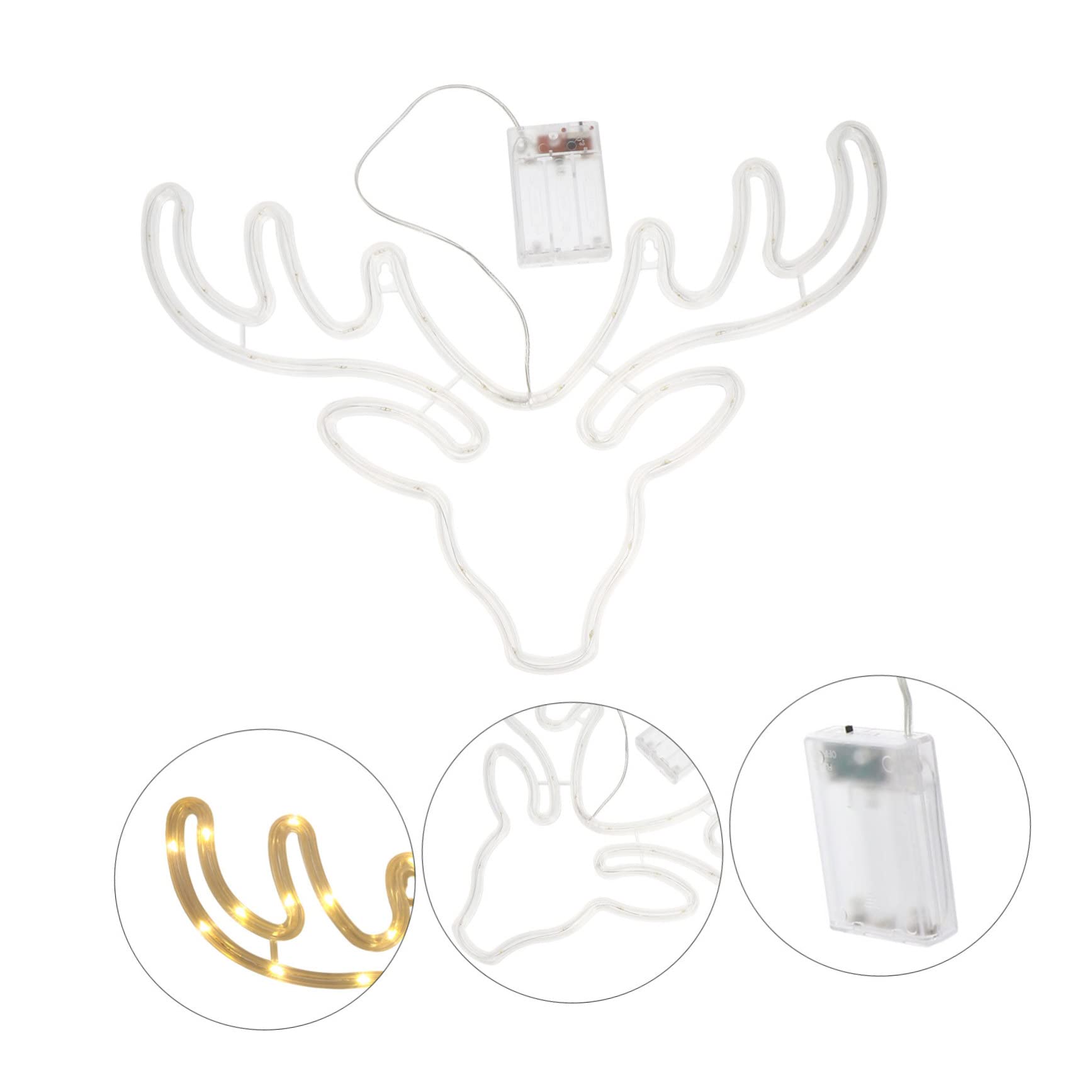 Gatuida LED Night Light - Adorable Christmas Decor with Soft Glow for Bedroom, Nursery, Kids Room | Perfect Holiday Gift & Cozy Night Light for Bedside, Bookshelf, or Christmas Tree Decoration