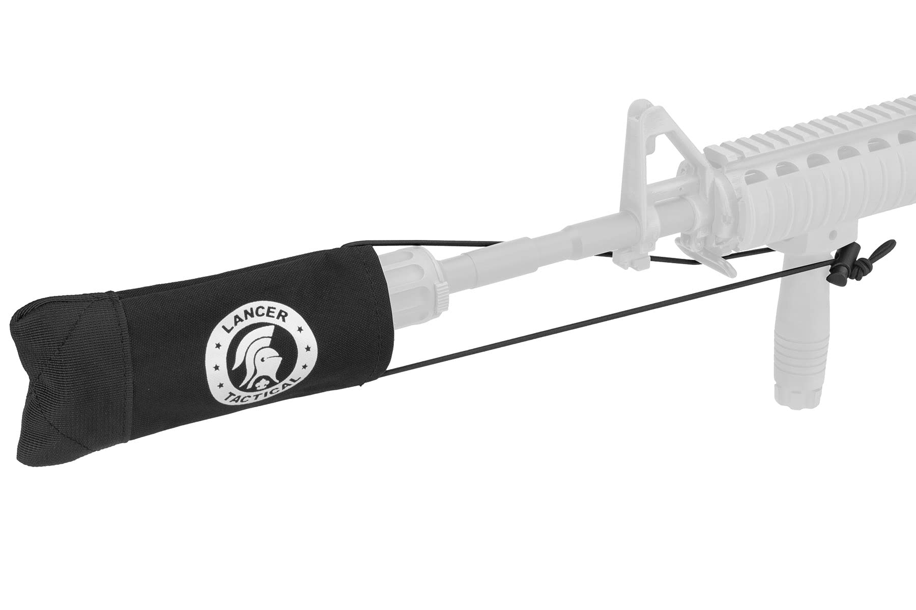 Lancer Tactical Airsoft Barrel Cover with Bungee Cord - 2 Pack for Airsoft Guns & Paintball Markers - Perfect for Outdoor Games, Training, and Tactical Protection