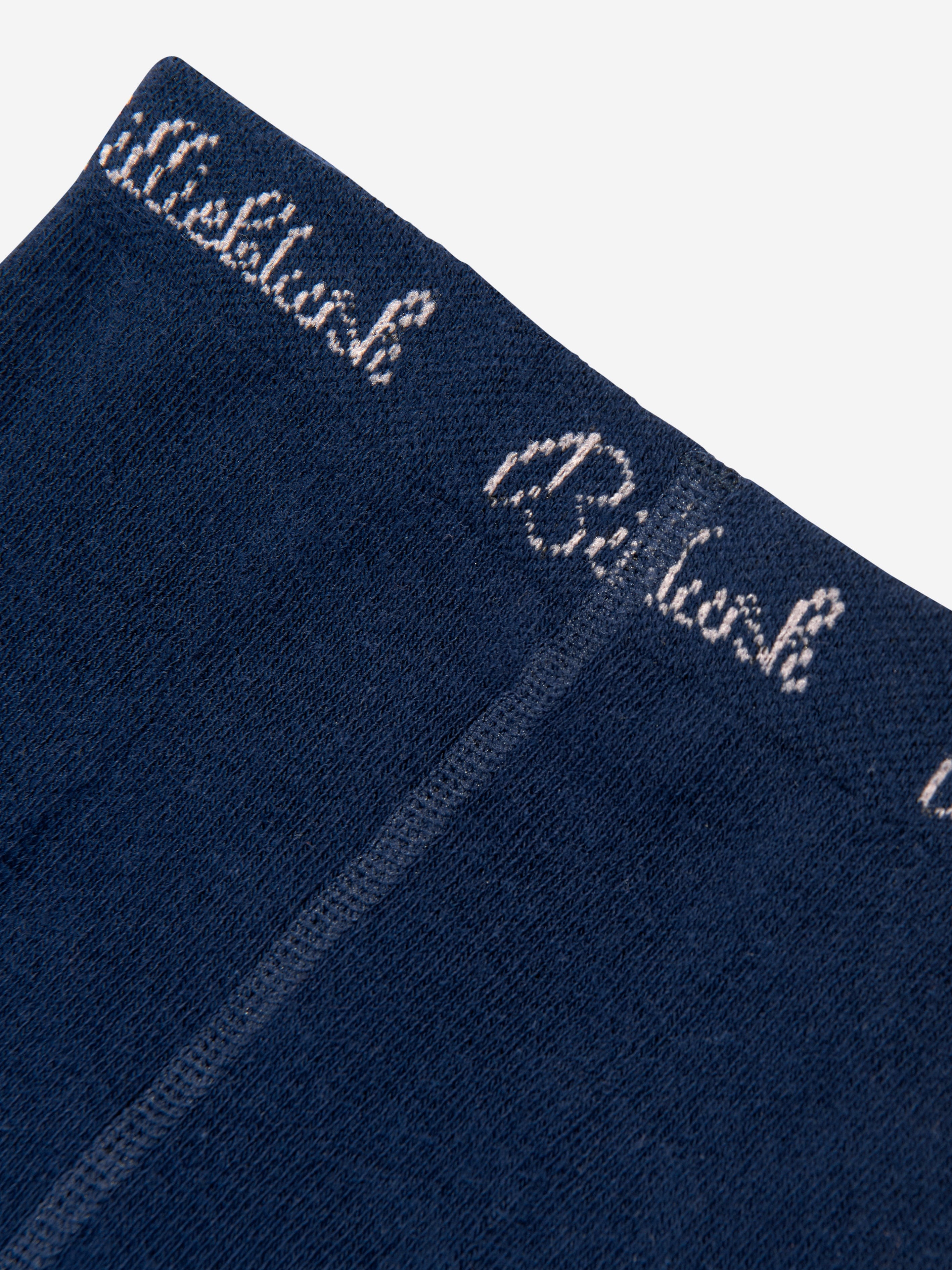 Billieblush Girls Navy Heart Logo Tights - Comfortable Stretchable Leggings for School, Dance & Everyday Wear