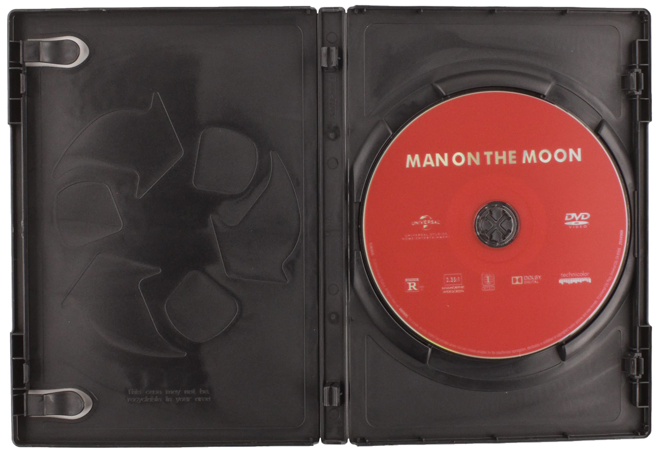 Man on the Moon DVD - Jim Carrey Biopic Comedy Film - Perfect for Movie Nights & Andy Kaufman Fans