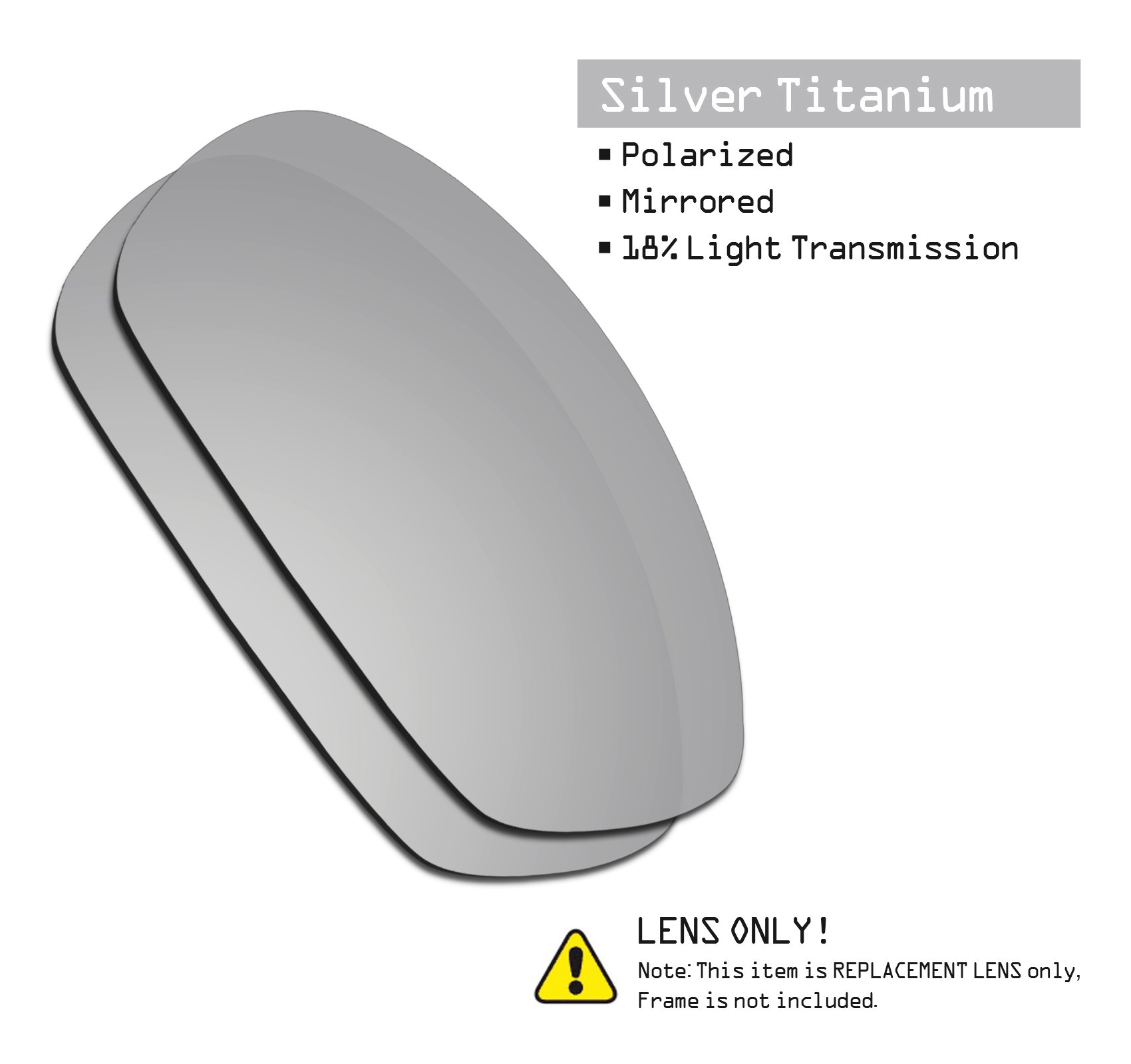 SmartVLT Oakley Blender OO4059 Replacement Lenses & Nose Pads - for Sports & Outdoor