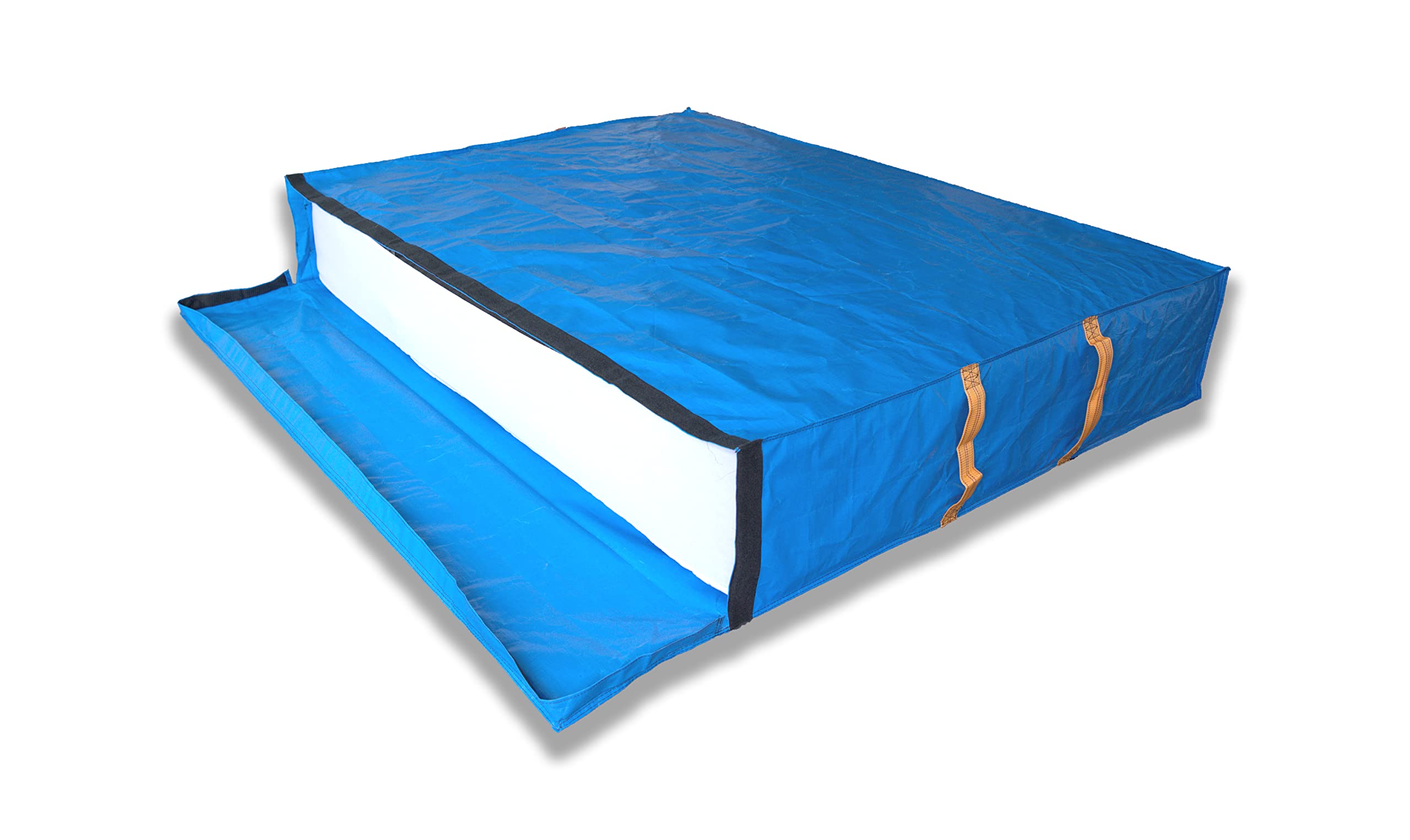 California King & Queen Size Heavy Duty Mattress Bag with Strong Handles - Waterproof Mattress Cover for Moving & Storage with Secure Velcro Closure - Perfect for Home Relocation, Long-Term Storage & Bed Protection