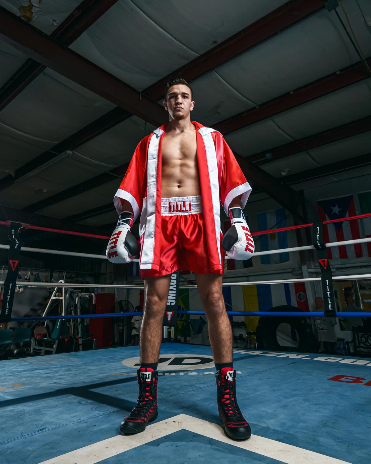 TITLE Boxing Fingertip Training Robe - Premium Boxing & MMA Sparring Gear for Fighters - Perfect for Gym Workouts, Martial Arts Training & Competition