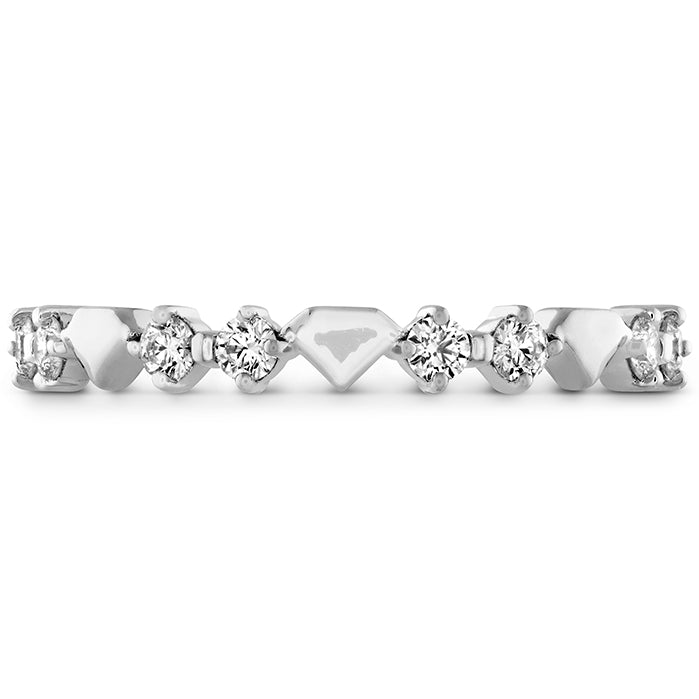 Hearts On Fire Behati Bold Shapes Diamond Band Ring for Women - Elegant Wedding, Anniversary, or Gift Jewelry for Special Occasions