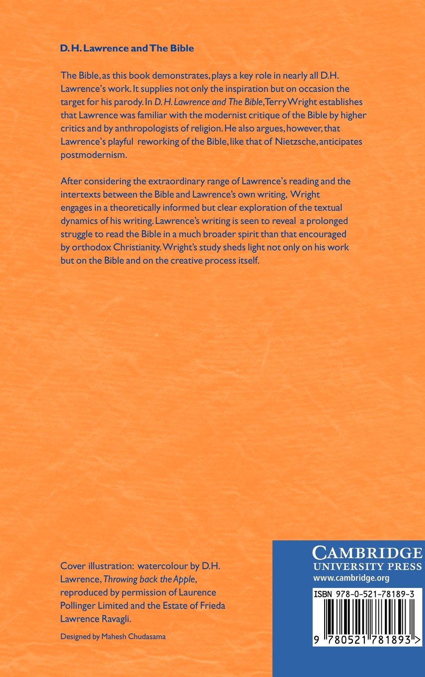 D.H. Lawrence Biblical Analysis - Literary Criticism of Bible References in Lawrence's Works | Perfect for Literature Students & Book Clubs