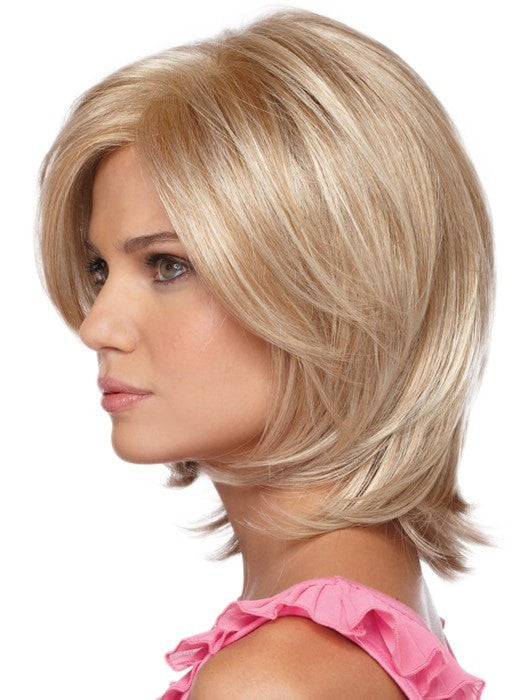 Christina Synthetic Wig with Mono Top - Soft & Natural Looking Hairpiece for Women | Perfect for Cosplay, Costume Parties & Everyday Wear