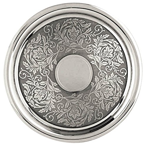 Royal Selangor Handcrafted Pewter Tray with Acanthus Motif - Elegant Home Decor & Luxury Gift for Weddings, Anniversaries & Housewarming