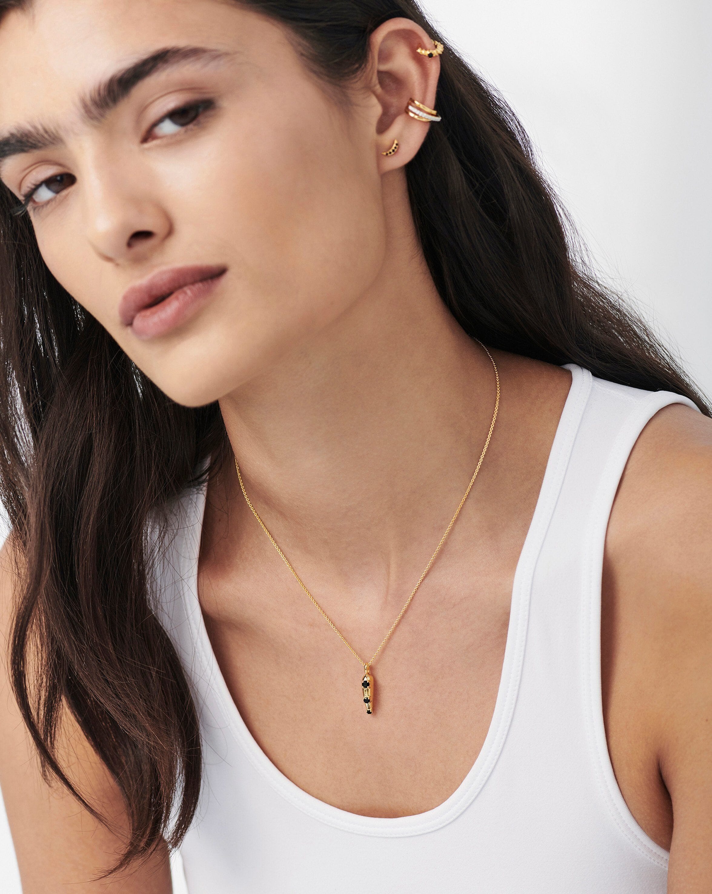 Claw Studded Pendant Necklace for Women - Gothic Punk Jewelry with Stainless Steel Chain - Perfect for Halloween, Concerts & Edgy Fashion